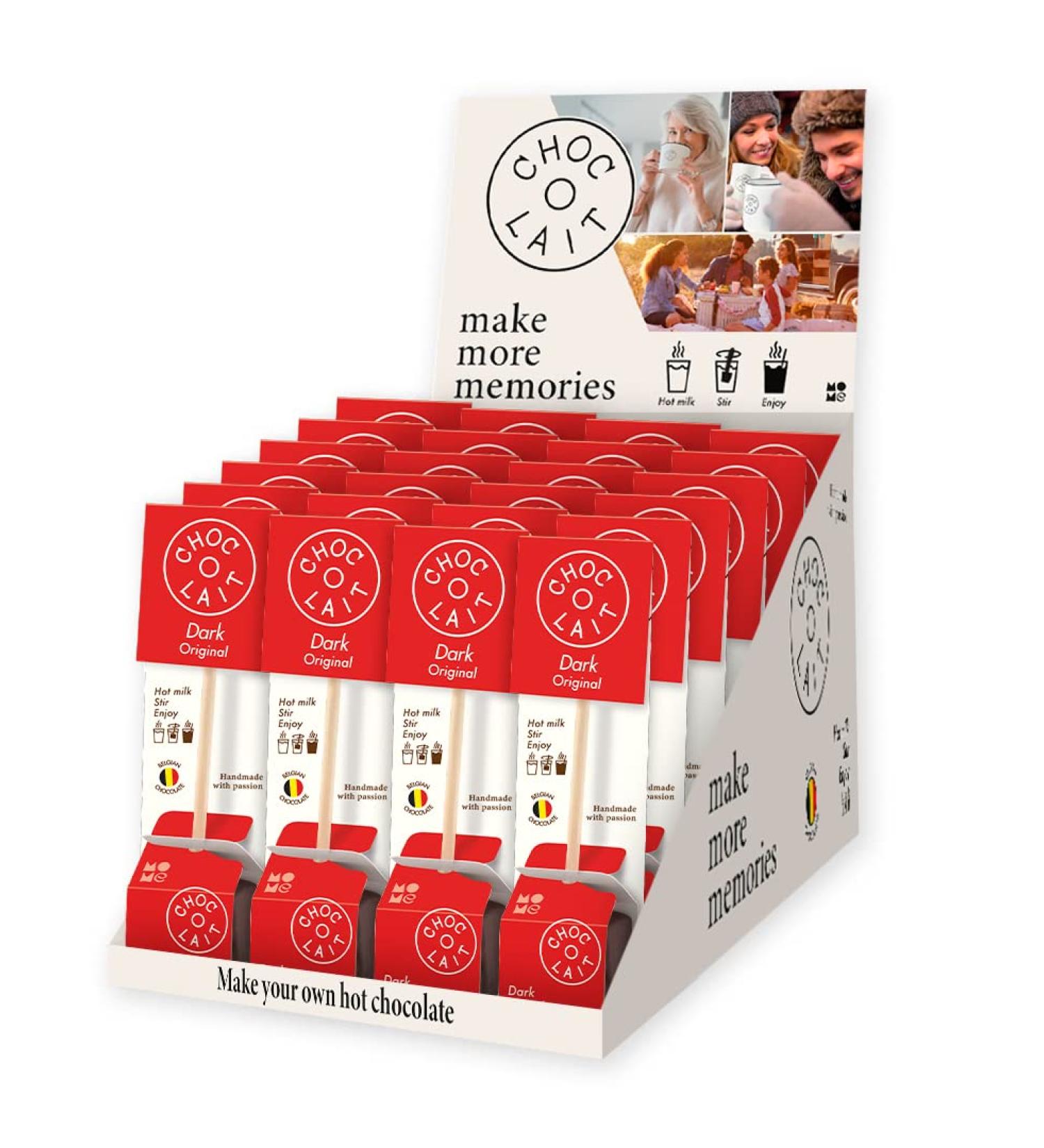 Choc o Lait Loading Shock Milk Chocolate Hydration O to Stem Chocolate 24 Dark Baguettes 1st Pack (1 x 790 g)