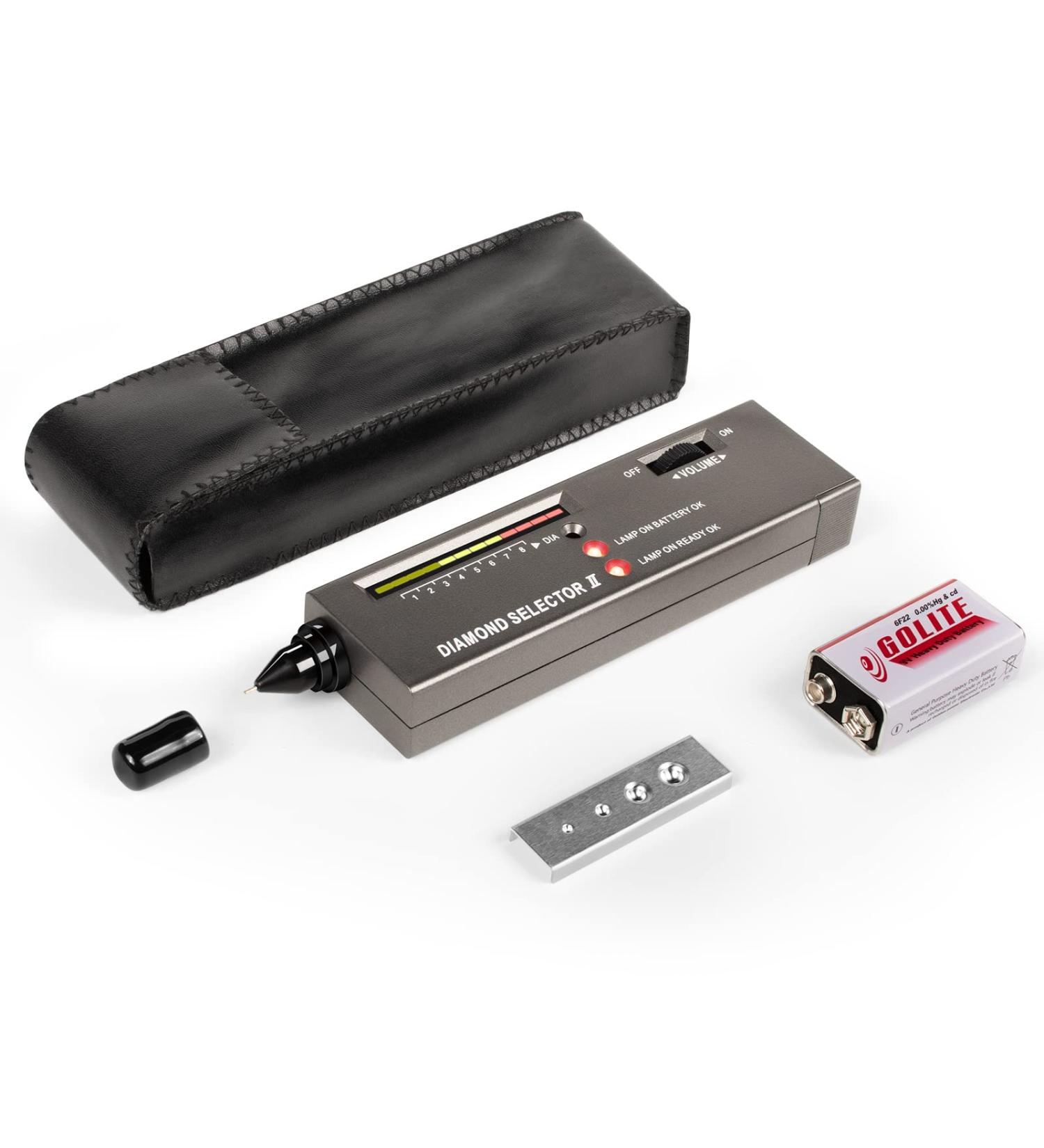 Diamond Tester Pen - High Accuracy Professional Jeweler Tool for Novice and Expert - Portable Thermal Conductivity Meter - Matte Black - Buy Online on GoSupps.com