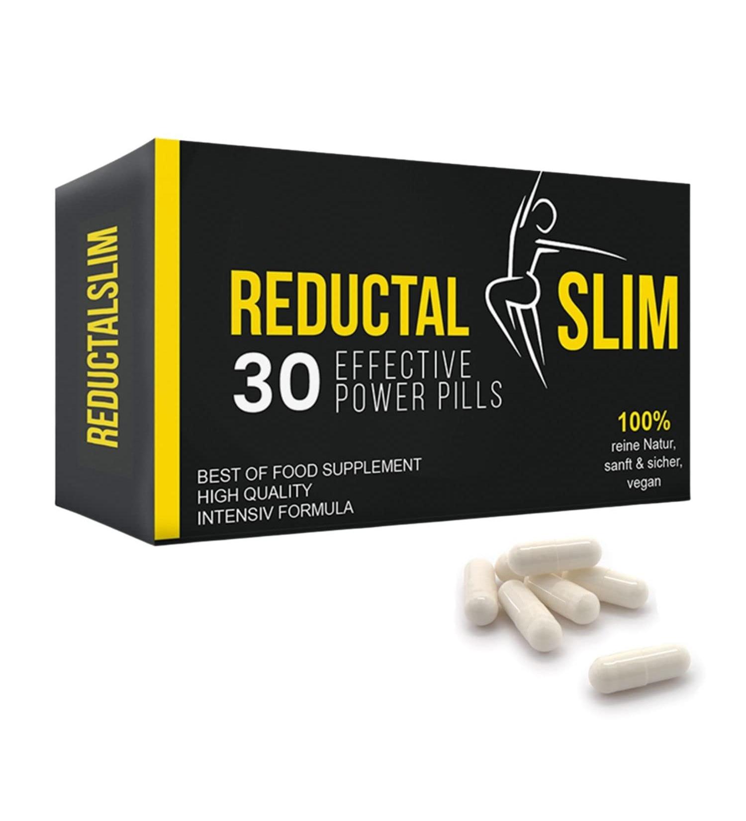 REDUCTAL SLIM - Lose Weight Fast with 30 Tested Capsules | Effective Appetite Suppressant & Fat Burner - Buy Online on GoSupps.com