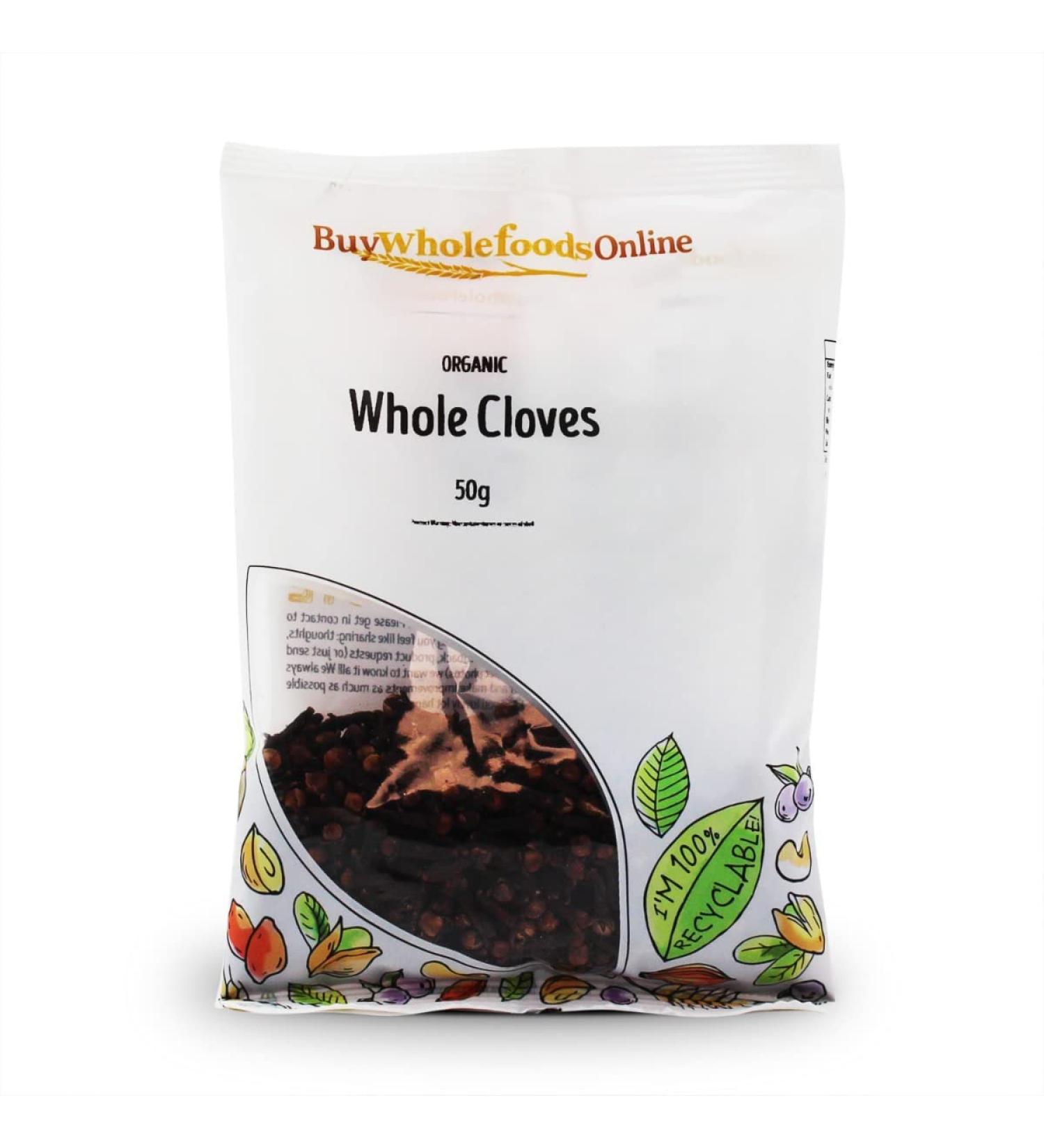 Organic Cloves Whole 50g (BWFO)