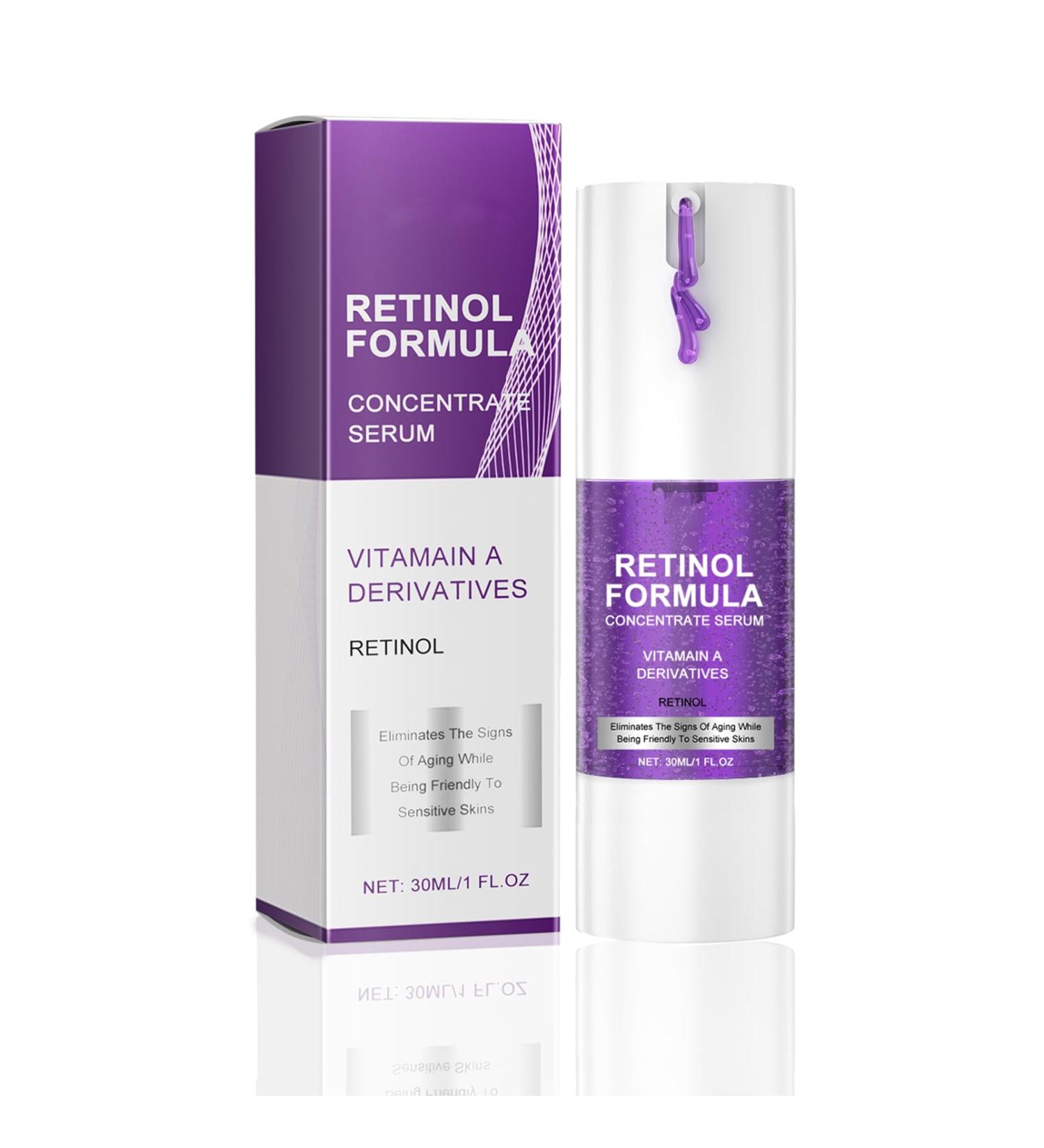 Retinol Face Serum For Women - Night Serum for Face - Super Dark Spot Correcting Glow Serum - Vitamin c Anti Wrinkle Anti-Aging Face Serum - Hyaluronic Acid Plump face care 30ml - Buy Online on GoSupps.com