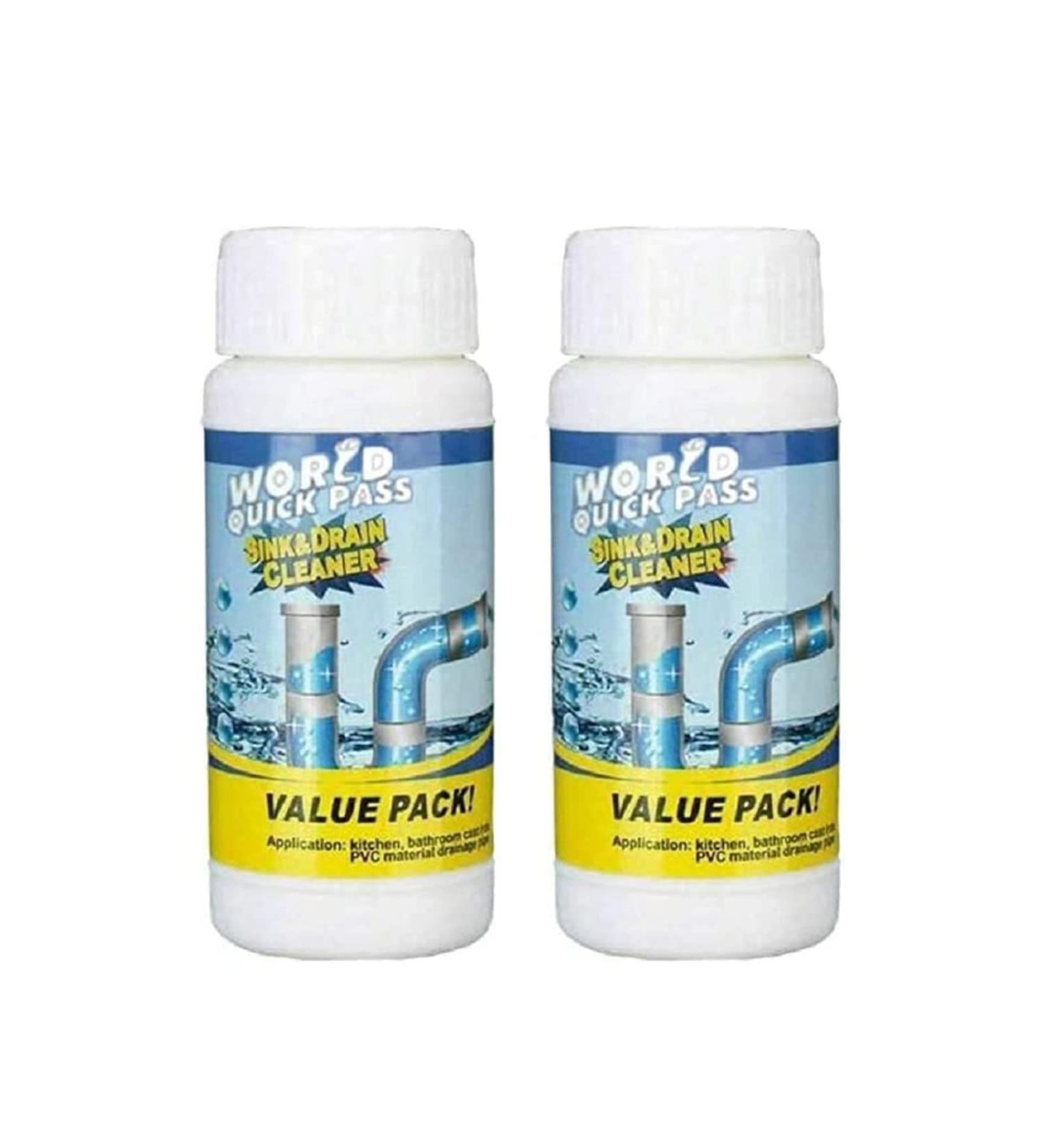 Wild Tornado Pipe Dredge Deodorant Powerful Sink and Drain Cleaner Super Clog Remover for Kitchen Toilet Pipe Dredging (2 PCS) - Buy Online on GoSupps.com