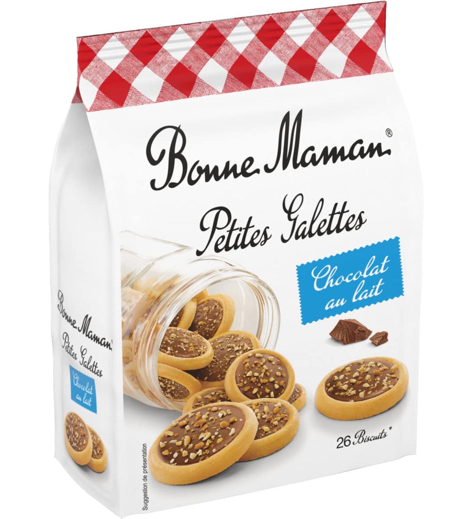 Bonne Maman - Small Milk Chocolate Wafers - 12 boxes of 250g - Buy Online on GoSupps.com