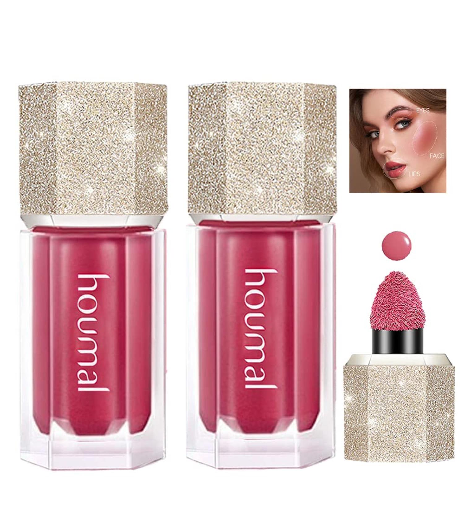 Korean Soft Cream Blush Set - 2PCS Liquid Blush for Cheeks | Multi Sheer Tint Stick for Dewy Finish | High-Pigmented & Long-Lasting Natural-Looking Makeup - Buy Online on GoSupps.com
