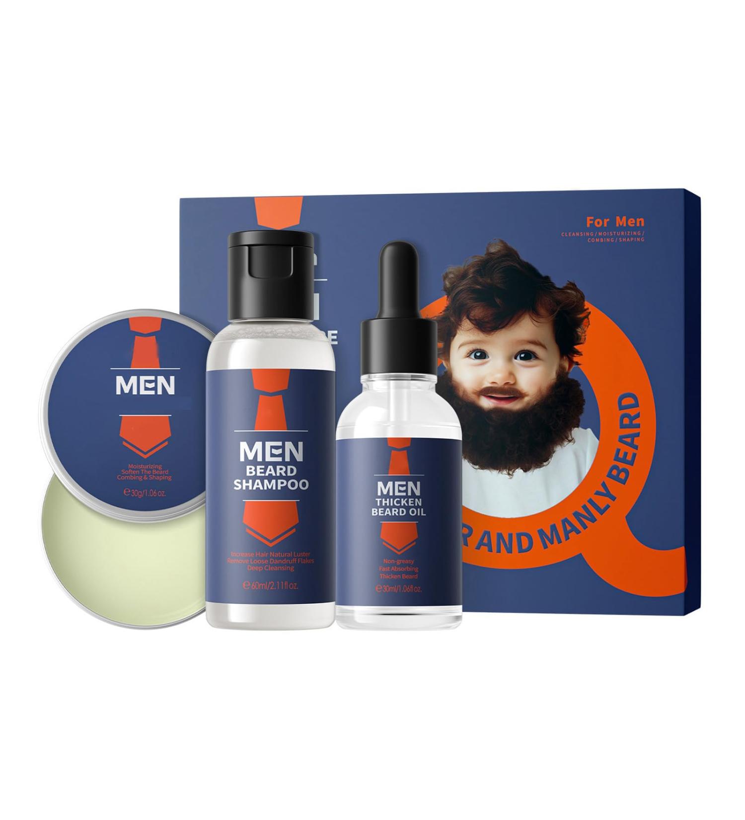 beard grooming kit beard wash shampoo beard balms beard oil beard grooming kit beard grooming kit beard grooming kit must have gift for beard - Buy Online on GoSupps.com