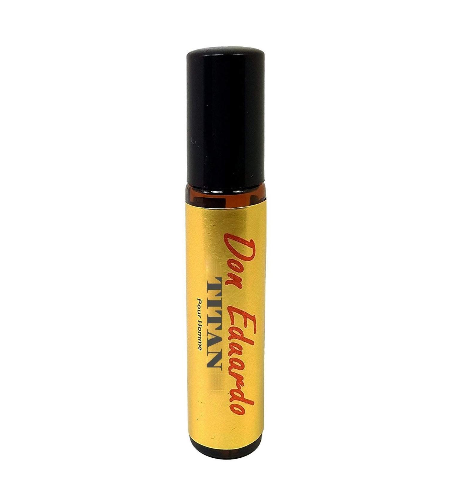 Don Eduardo Titan Infused Perfume for Men. A Soft Woods & Musky Masculine Perfume Oil Formulated to Attract Women 7 mL (Titan)