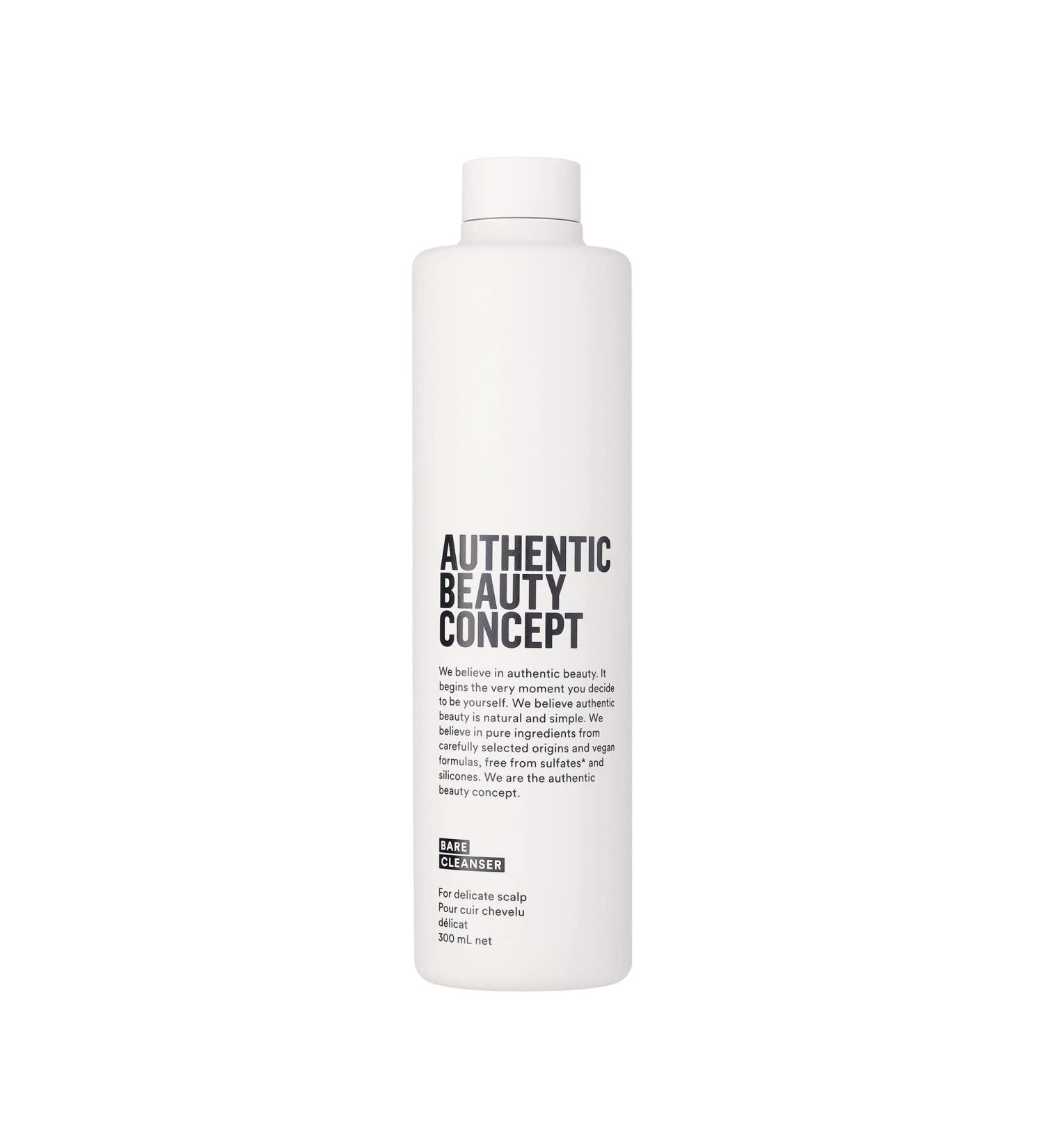 Authentic Beauty Concept Bare Cleanser Shampoo All Hair Types Delicate Scalp Fragrance Free Vegan and Cruelty Free Sulfate Free 10.1 fl. oz. - Buy Online on GoSupps.com