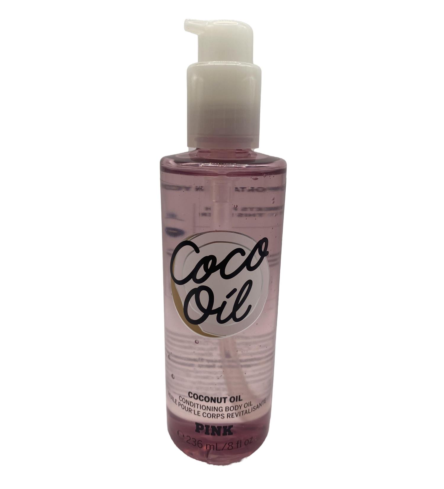 Victoria's Secret Pink Coco Oil Conditioning Body Coconut Oil 8 Fluid Ounce 8 Fl Oz (Pack of 1)