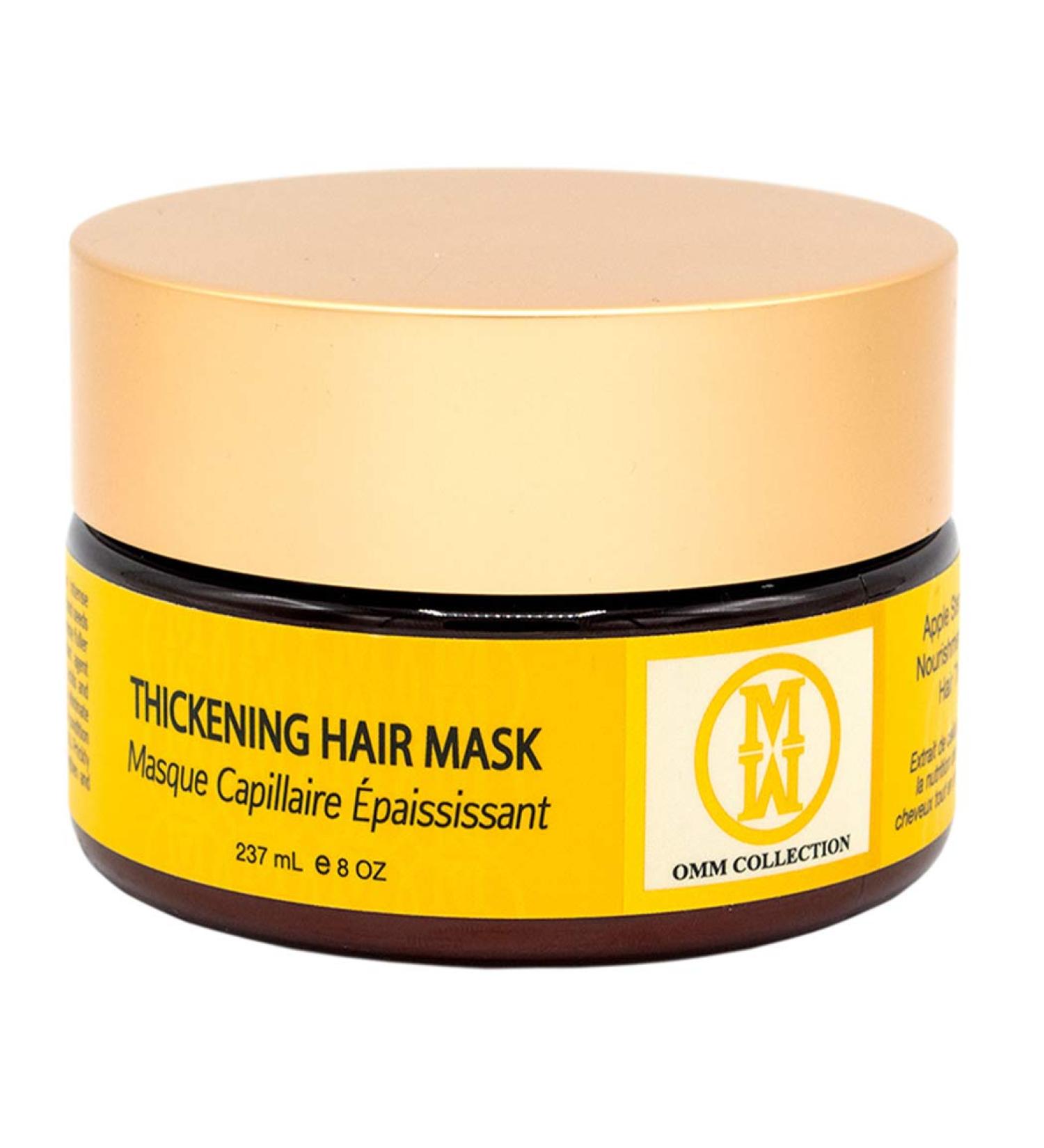 OMM Collection Natural Hair Thickening Mask - Prevent Hair Loss & Thinning, Hydrating Treatment for Dry, Damaged Hair - Boost Growth, Stimulate Follicles - Vegan - All Hair Types - Buy Online on GoSupps.com