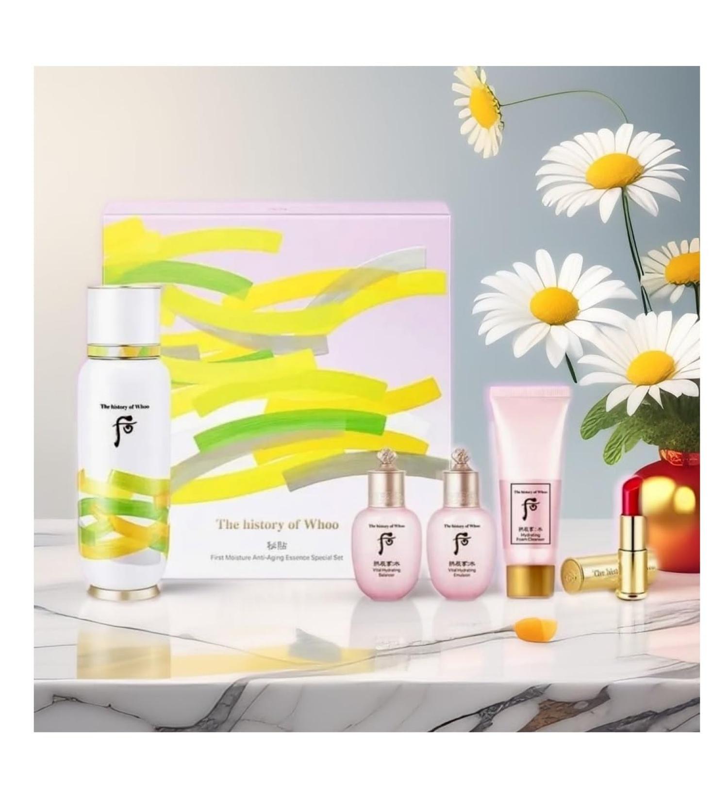 Buy UBuy Shop Korea Bichup First Moisture Anti-Aging Essence 130ml - Special Set of 5 Items for Global Shipping - Buy Online on GoSupps.com