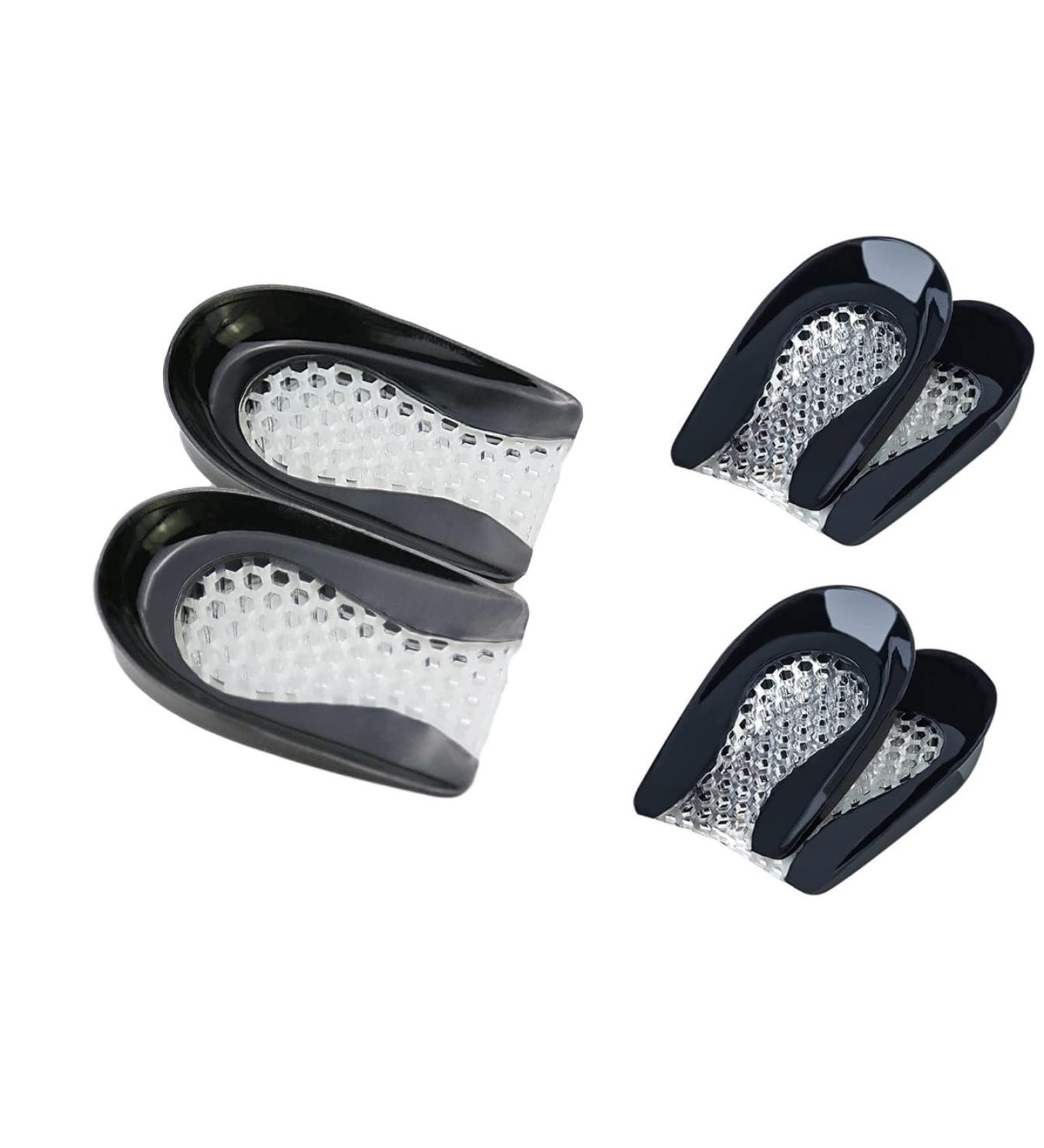 Kids' Honeycomb Gel Heel Cups - Shock Absorbing for Heel Spurs, Plantar Fasciitis & Ankle Pain - 2 Pairs - Buy Online on GoSupps.com