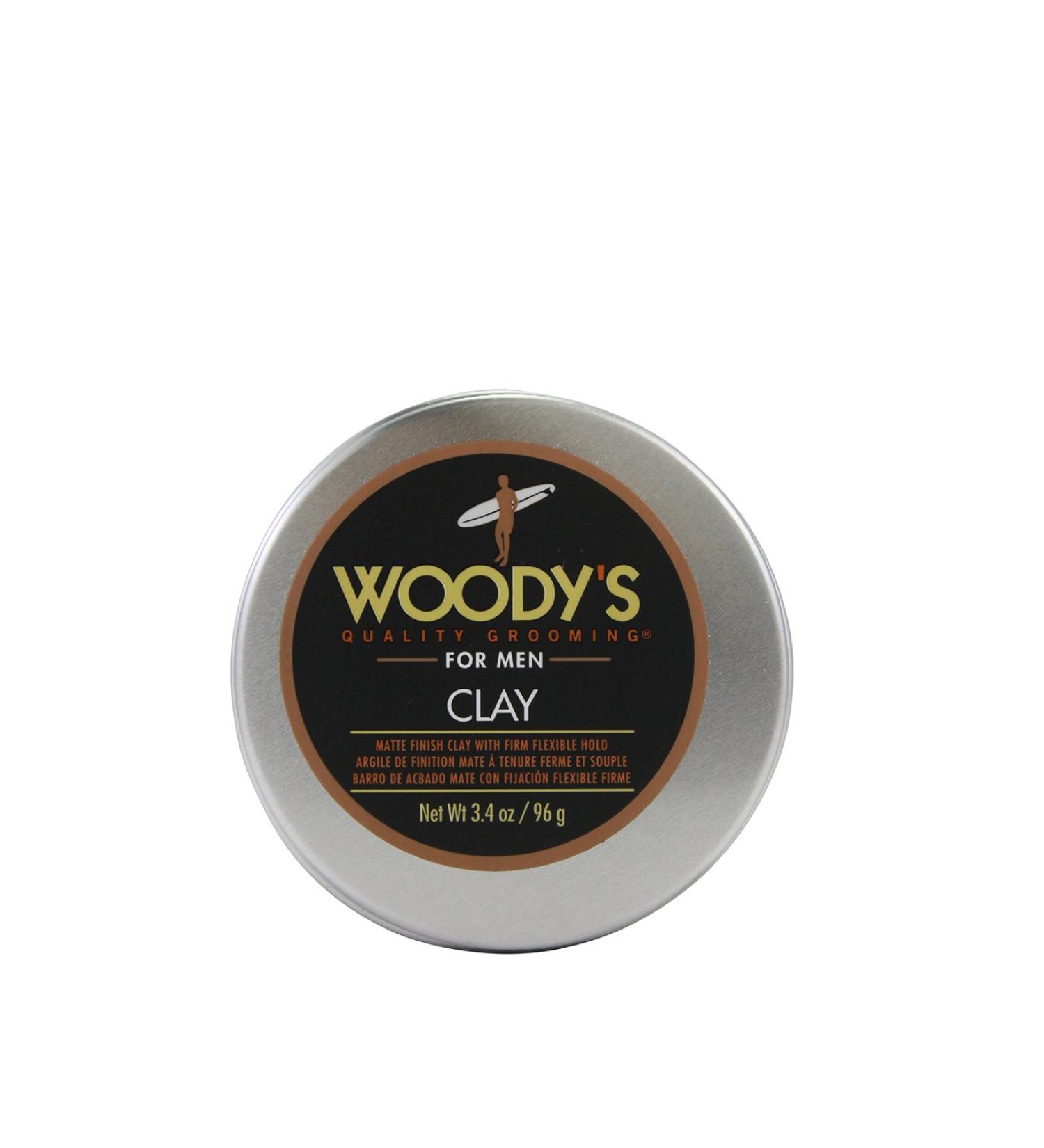 Woody's Grooming Hair Styling Clay - Premium Quality 3.4 oz for Perfect Hair Finish | International Shipping Available - Buy Online on GoSupps.com