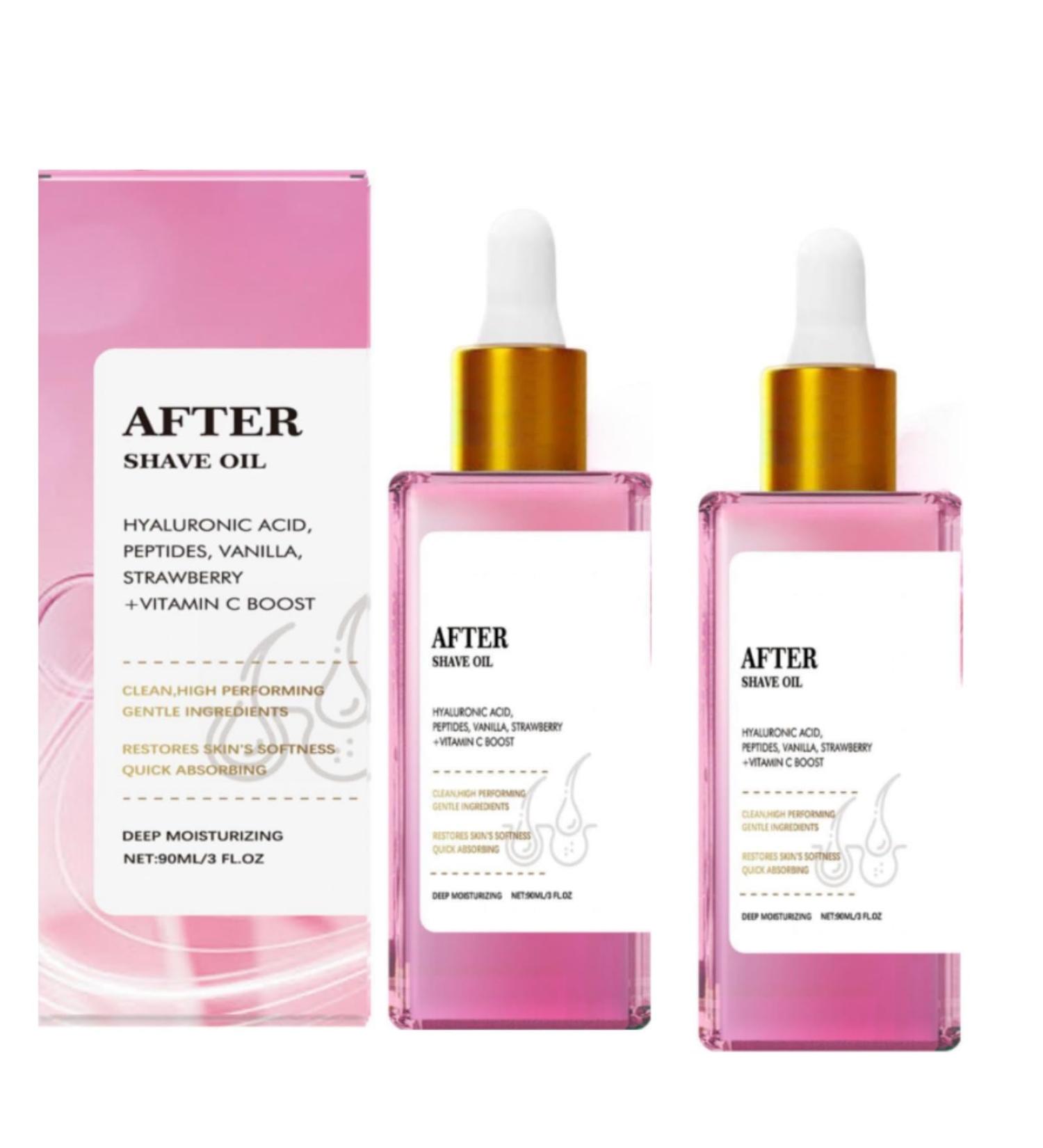 Strawberry Vanilla After Shave Oil for Smooth Skin Huile apr s-rasage douce Pour hommes et femmes - Pr vention contre les poils incarn s - Nourrit et apaise apr s le rasage 2 bo te - Buy Online on GoSupps.com