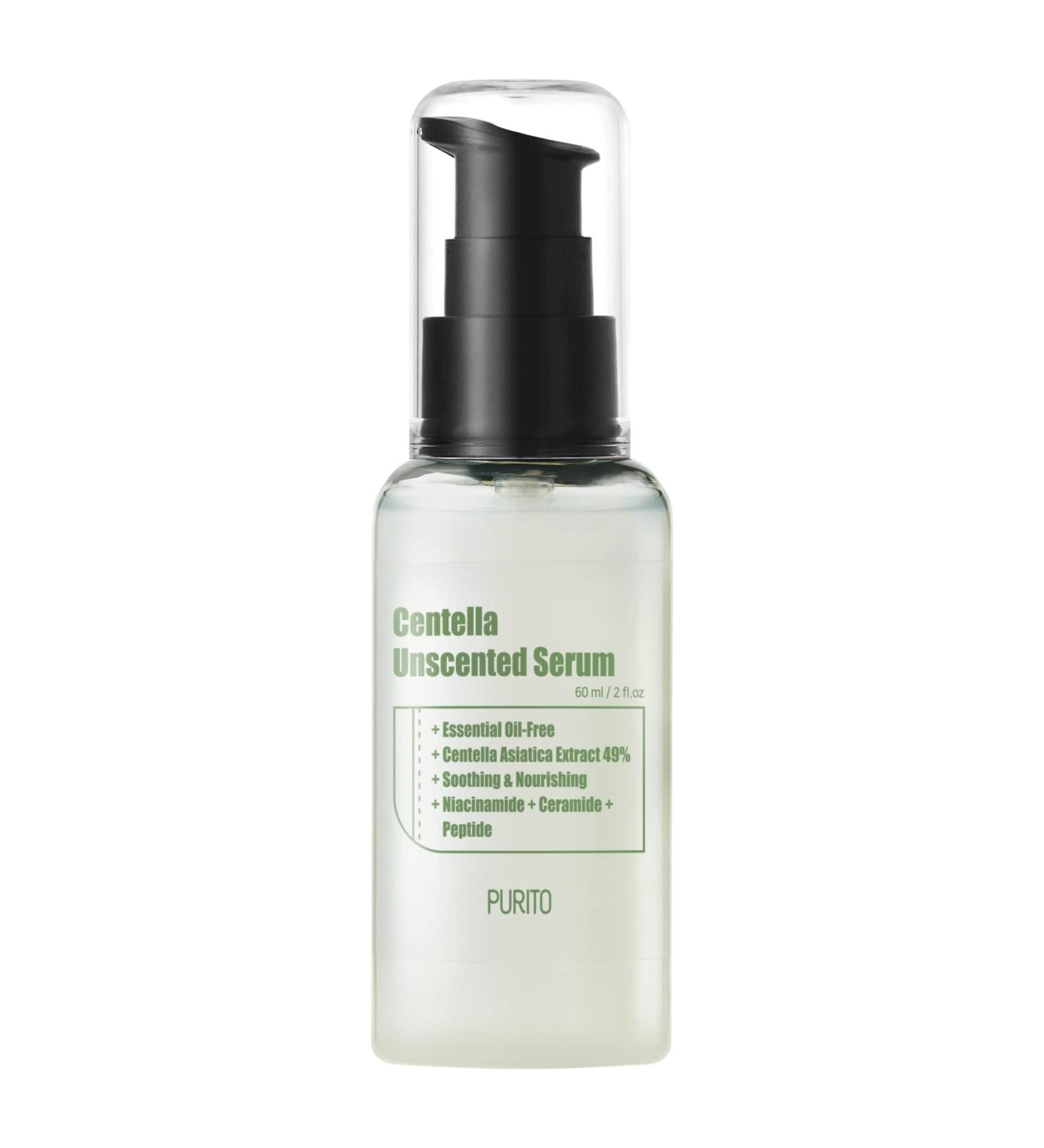 Purito Centella Unscented Serum 60ml - Soothing & Hydrating Skincare - Buy Online on GoSupps.com