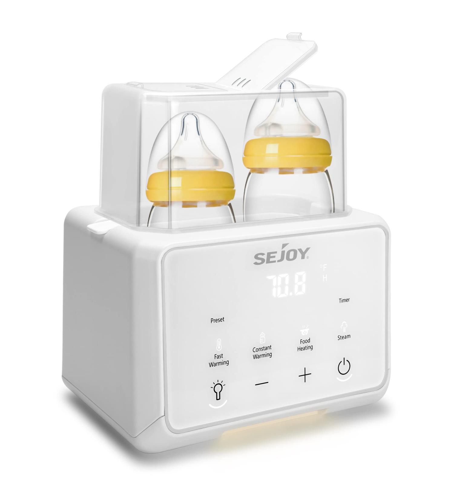 6-in-1 Bottle Warmer for Baby - Breastmilk & Formula Milk Heater and Baby Food Warmer - White - Buy Online on GoSupps.com