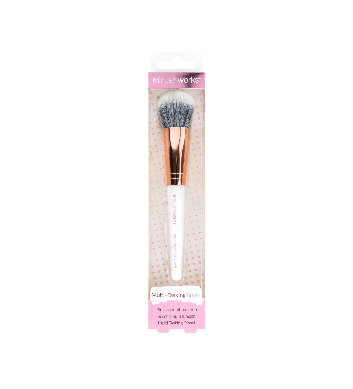 Brushworks Multitasking Brush - White/Gold | 100g | Best International Shipping eCommerce - Buy Online on GoSupps.com