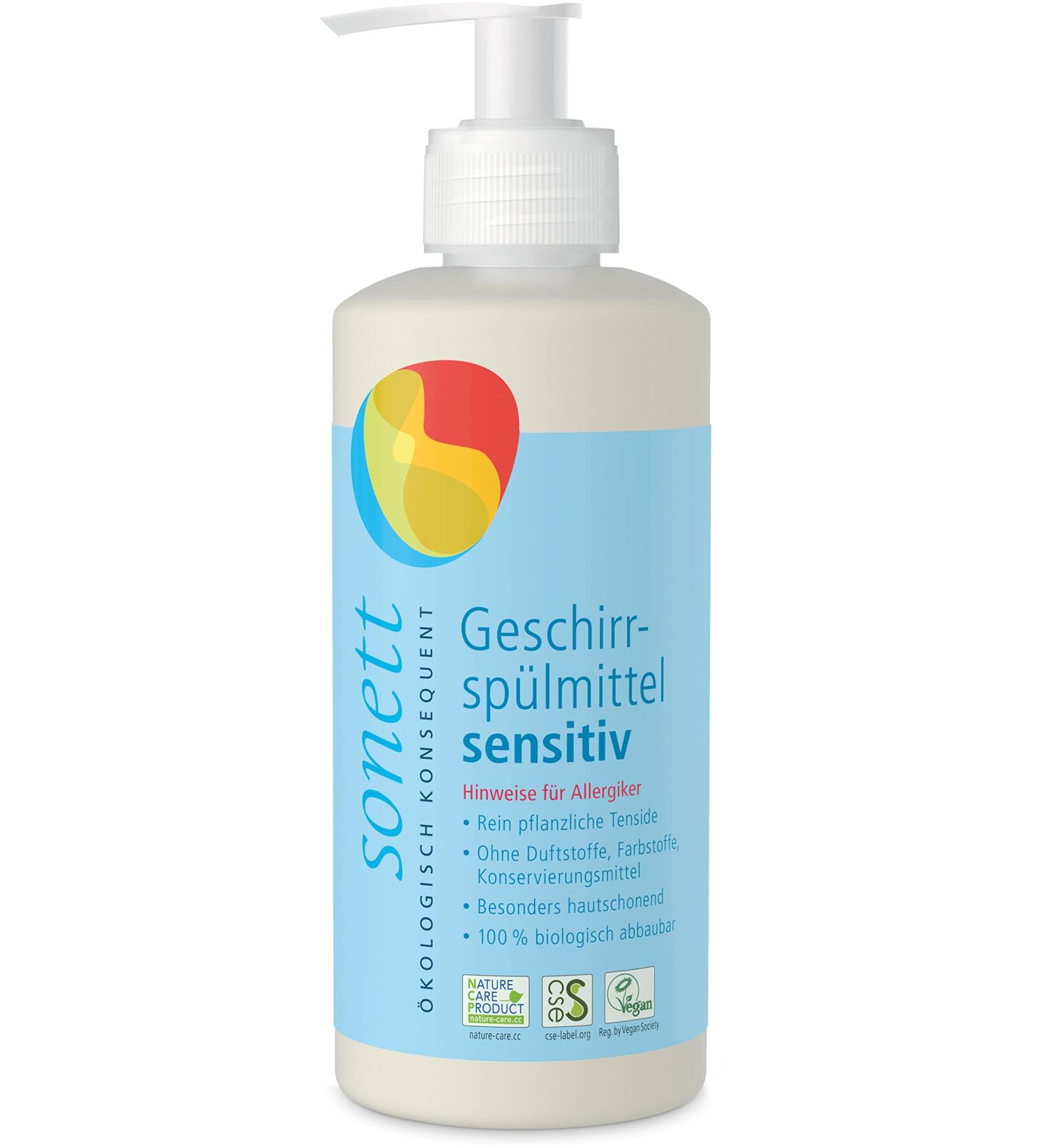 Sonett Bio Dishwashing Liquid Sensitive (2 x 300 ml) 300 ml (pack of 2)