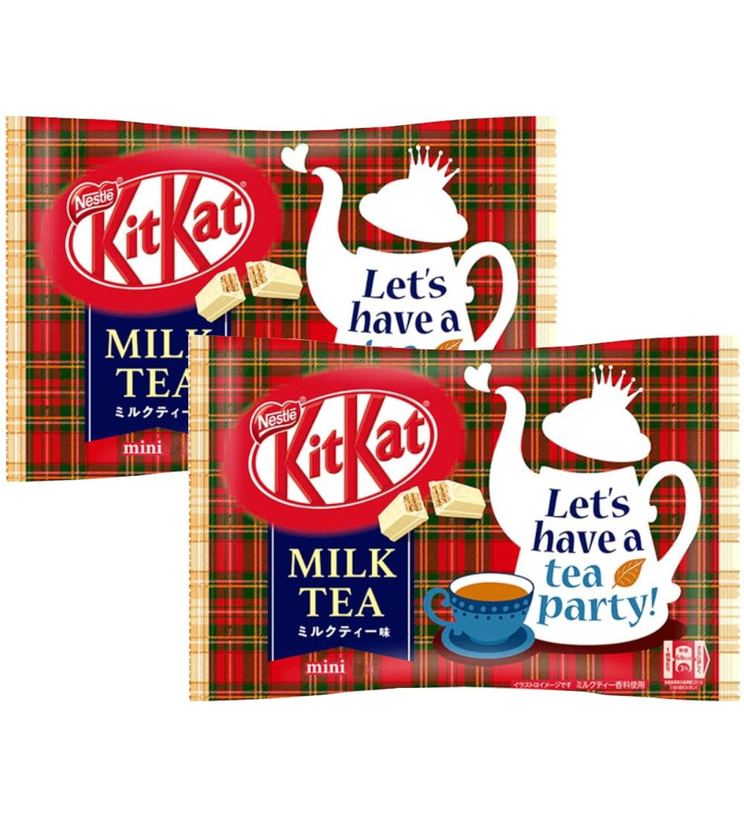 KitKat Mini "Milk Tea Flavor" Nestl Japan 2 bags With MAIKO sticker Pio big bazar - Buy Online on GoSupps.com