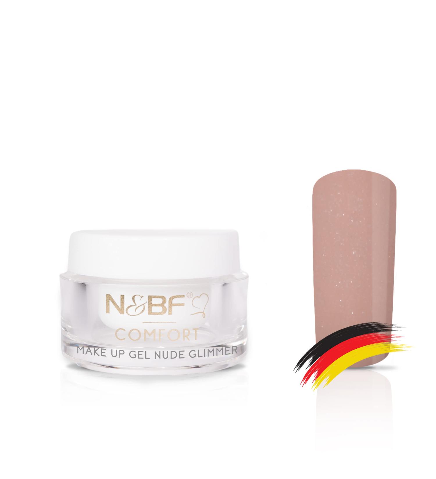 Buy N & BF 5ML Comfort Line Makeup Gel Nude Mix - High Quality Glitter Camouflage Gel for Gelnageln | Made in Germany - Buy Online on GoSupps.com