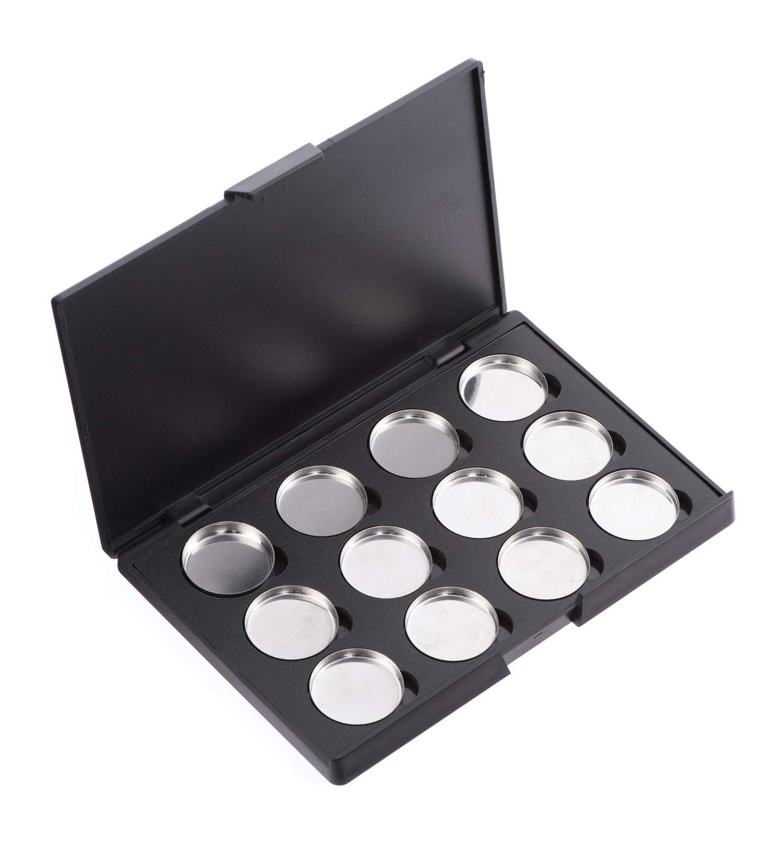 Buy Allwon Empty Magnetic Eyeshadow Palette - 12pcs 26mm Round Metal Pans for Professional Makeup | International Shipping Available - Buy Online on GoSupps.com