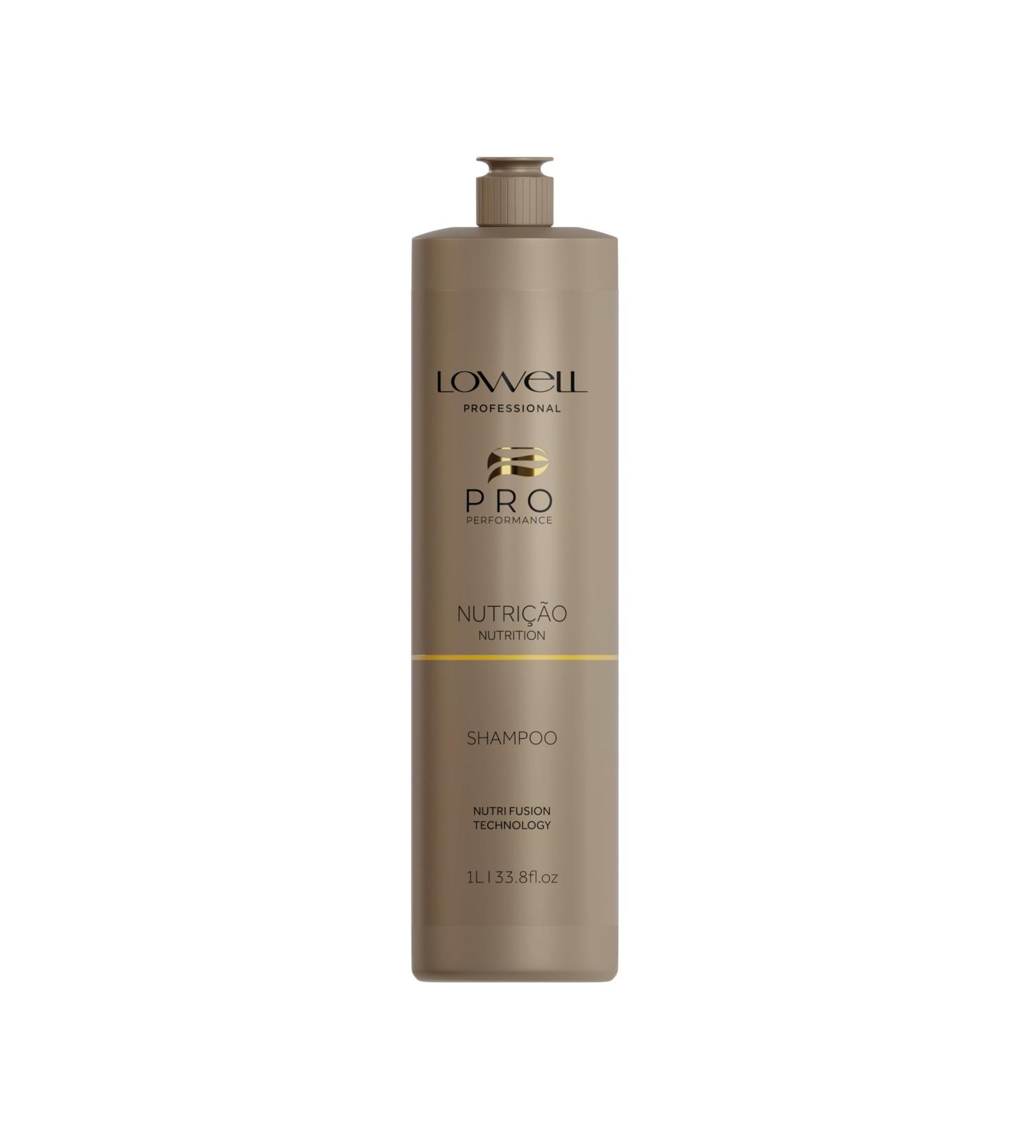 Lowell Lowell Nutri o Pro Performance Shampoo 1000 ml for dry or damaged hair deep nourishment and professional softness