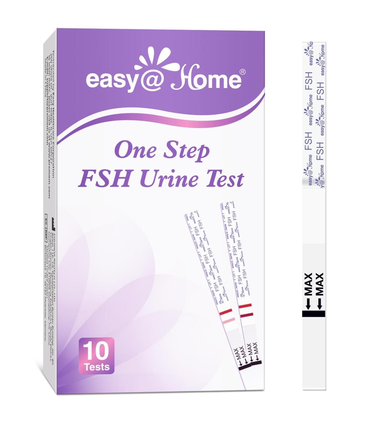 Easy Home Menopause Test Strips - 10 FSH Urine Test Strips for Quick Home Testing & Results - Buy Online on GoSupps.com
