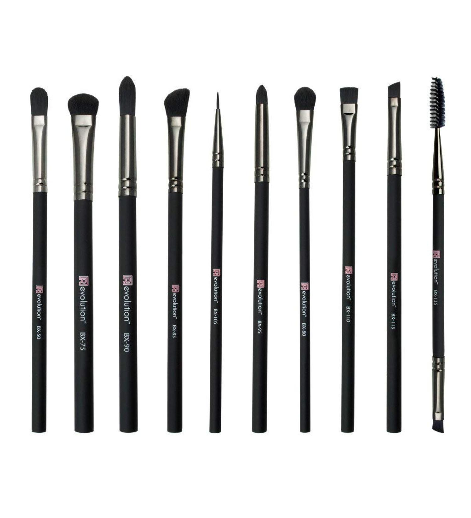 Royal & Langnickel BX-SET10 Revolution Makeup Brush Kit Pro Eye 10 Piece
