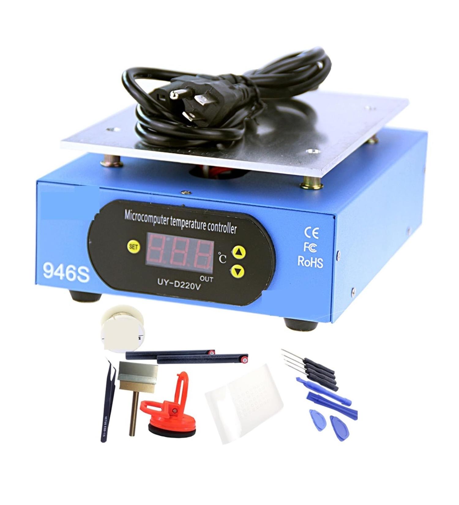 Preliminary Heat Station 946S - 400W LCD Digital Preheating Plate for LCD Screen Separator | 140x200mm - Optimal Temperature Control - Buy Online on GoSupps.com