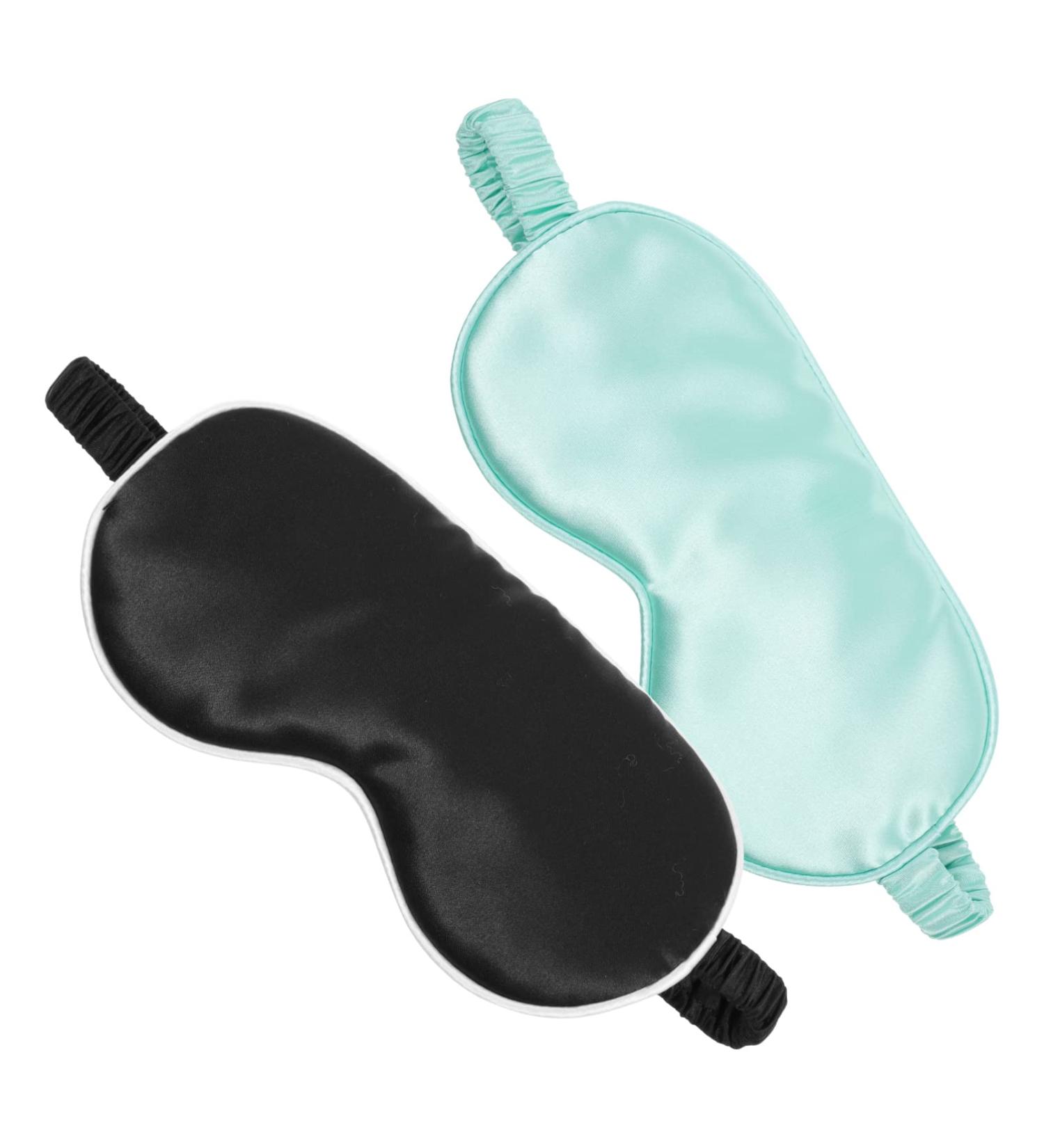 Healifty 2Pcs Soft Comfortable Sleep Eye Masks - Night Eye Cover for Home, Travel, Office - Mixed Color - Buy Online on GoSupps.com