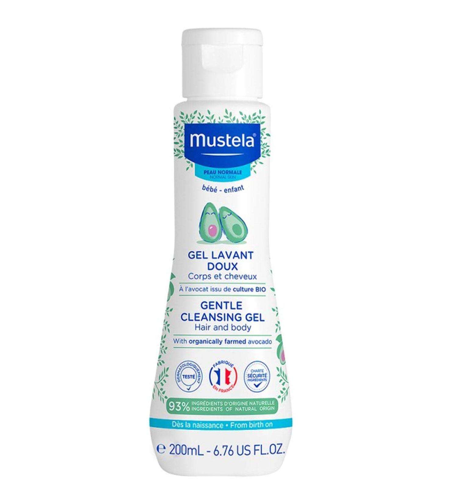 Mustela Gentle Cleansing Gel - 200ml Hair & Body | Gentle Fresh Formula for All Skin Types - Buy Now! - Buy Online on GoSupps.com
