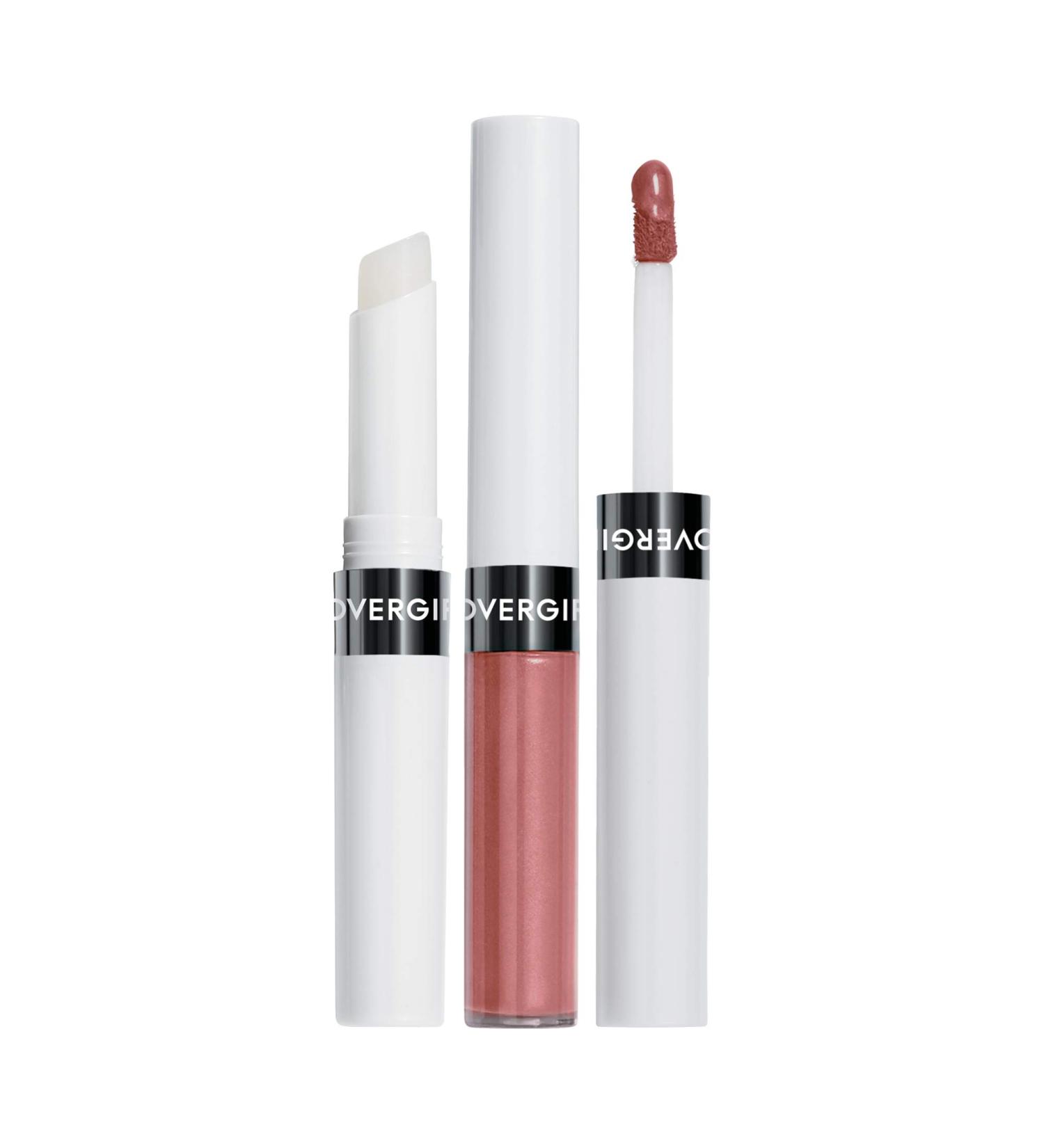 COVERGIRL Outlast AllDay Lip Color - New Neutrals Shade Collection in Dusty Blush - Long-Lasting Moisturizing Topcoat - 2 Piece Set - Buy Online on GoSupps.com