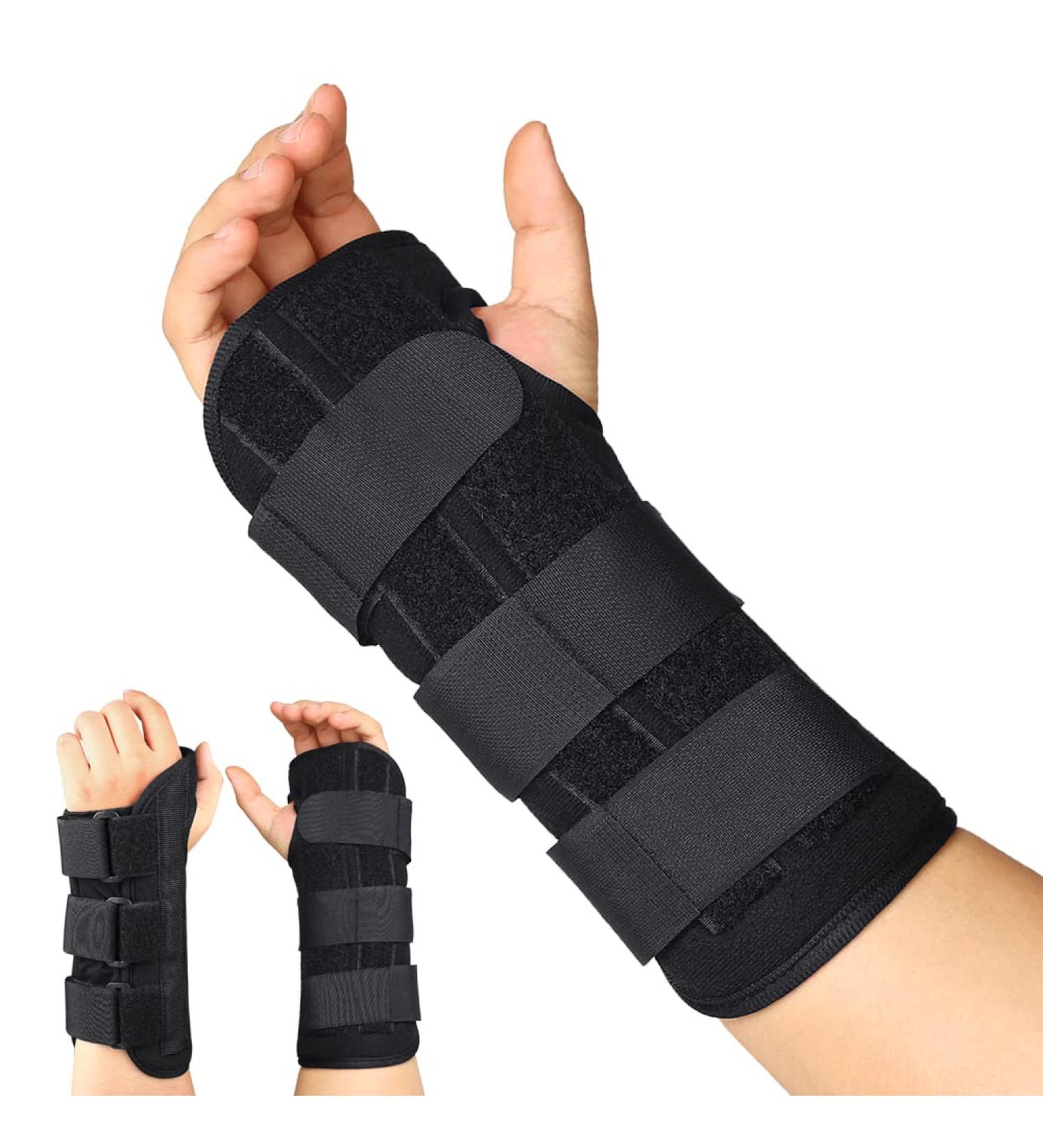 Adjustable Carpal Tunnel Splint & Night Sleep Wrist Brace for Tendonitis Arthritis & Wrist Pain Relief | International Shipping - Buy Online on GoSupps.com