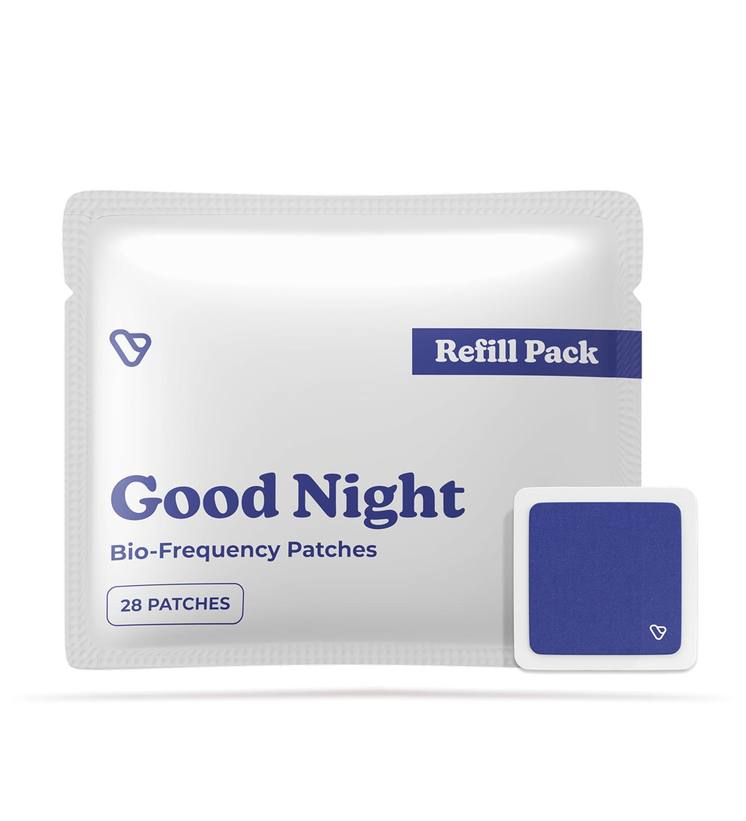 Good Night Patches | Vibrants Natural Sleep Patch | Refill Pack - 28 Bio-Frequency Patches for Sleep - Buy Online on GoSupps.com