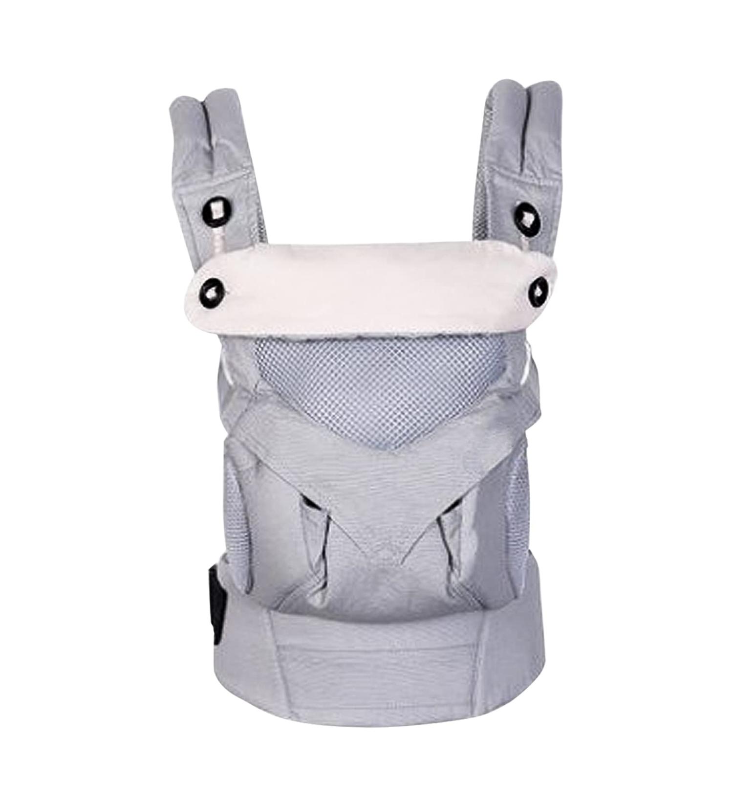 Newborn Baby Carrier Sling | Ergonomic 4-in-1 Design | 3-48 Months | Grey - Buy Online on GoSupps.com