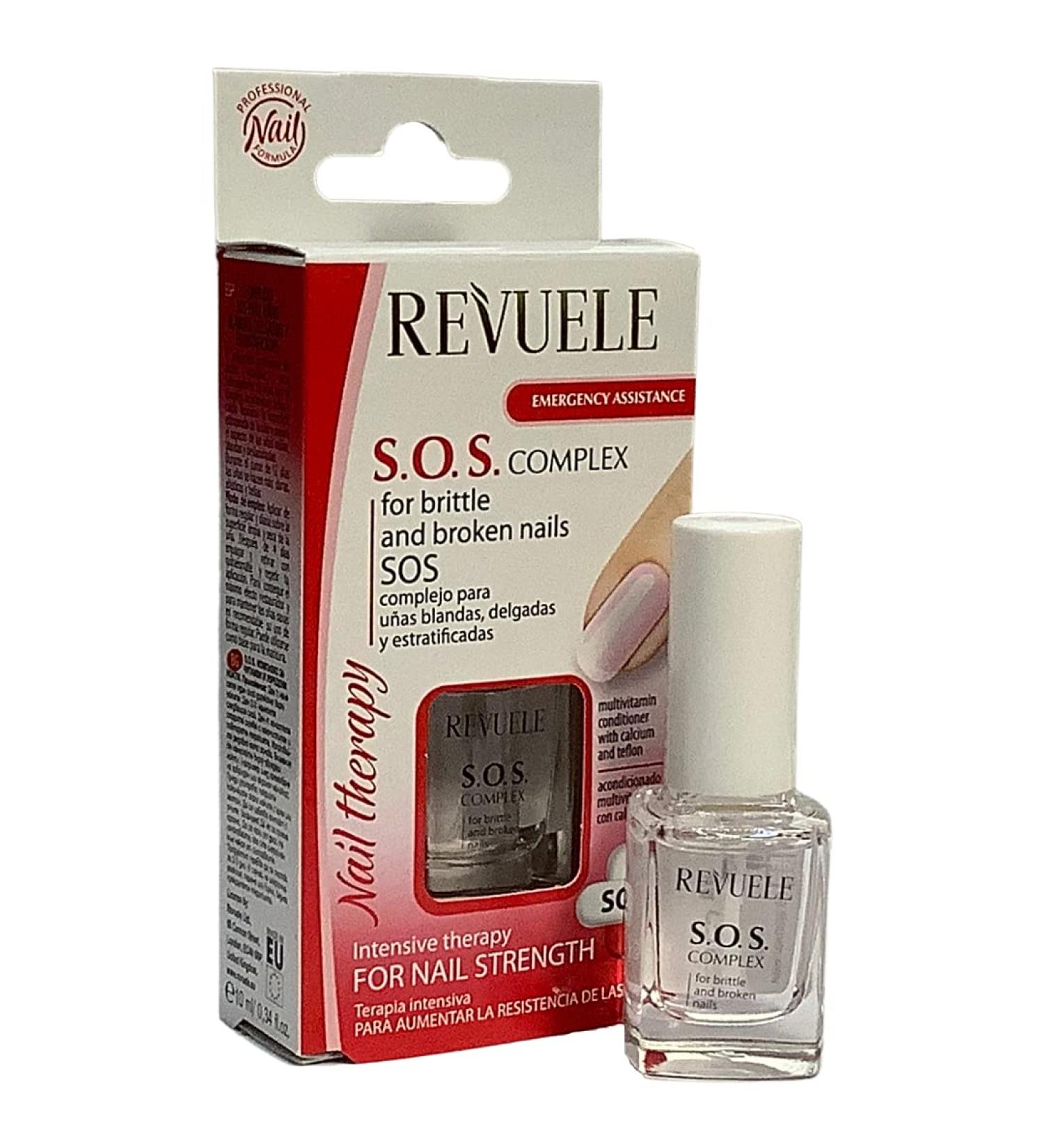 Revuele Nail Therapy SOS Complex for Brittle & Broken Nails - 10ml | Shop Internationally - Buy Online on GoSupps.com