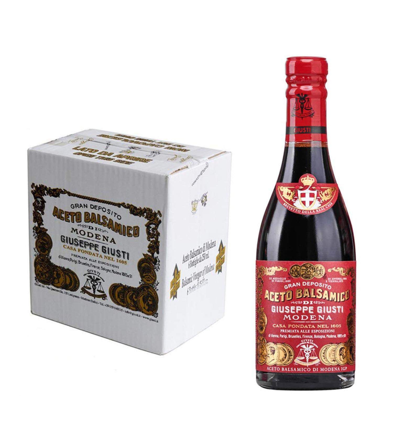 Giusti Modena Vinegar PGI 3 Gold Medals Riccardo Giusti Il Denso 250ml x 6