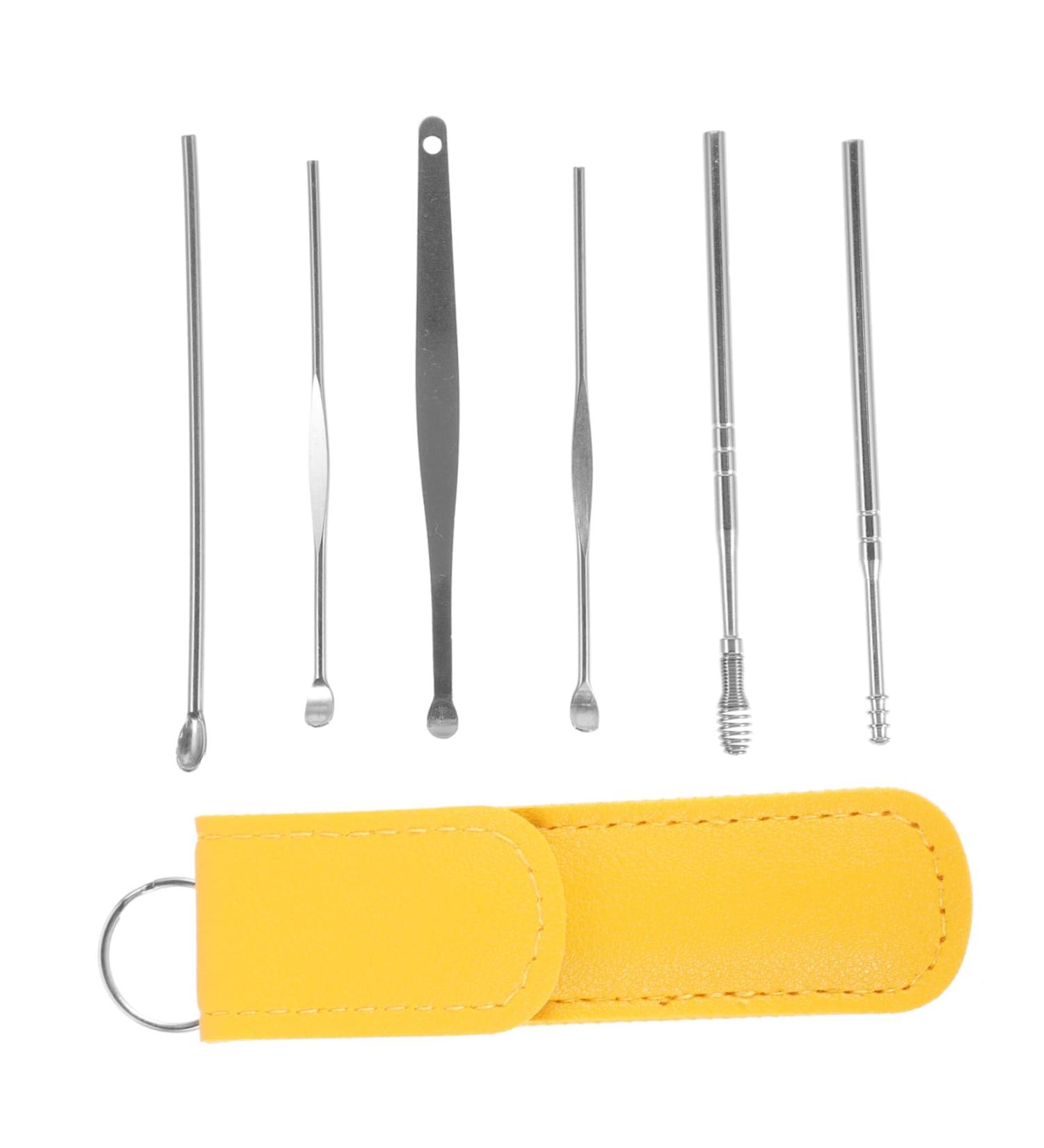 GOOHOCHY Portable Earwax Removal Tool Set Ear Cleaning Kit with Comfortable Massage Heads for Safe Earwax Extraction Lightweight and Travel-Friendly - Buy Online on GoSupps.com