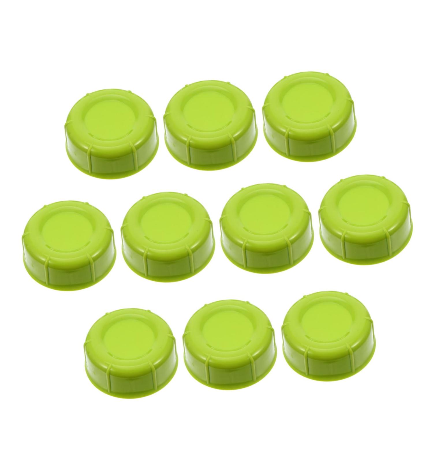 FAVOMOTO 10pcs Baby Bottle Seal Cap Glasses Nursery Bottle Lids Soda Bottle Wide Neck Bottle Cap Travel Bottle Cap Kids Hand Breastmilk Bottles Food Grade Pp Girl Child Accessories Screw-in Green 4.3x4.3x1.5cm - Buy Online on GoSupps.com