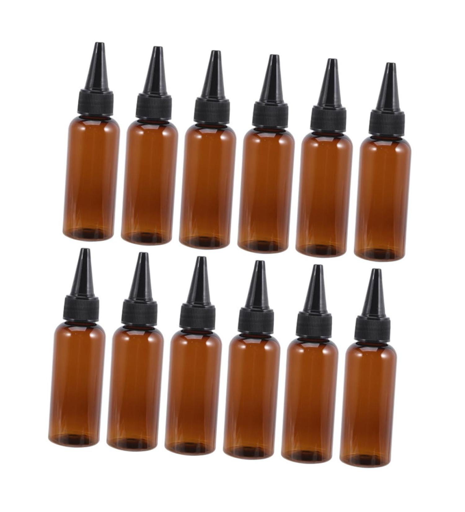 ERINGOGO 12 pi ces Bouteilles Presser Rechargeables pour Coloration Capillaire Flacons Applicateurs Pratiques et pour Huile et Teinture - Buy Online on GoSupps.com