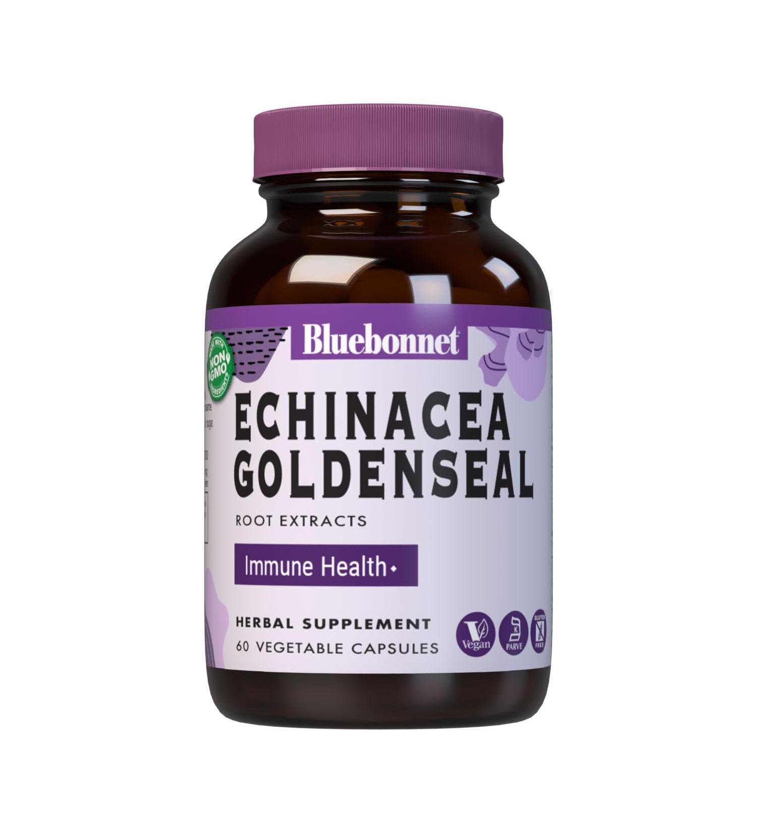 BlueBonnet Echinacea Goldenseal Root Extract Supplement 60 Count