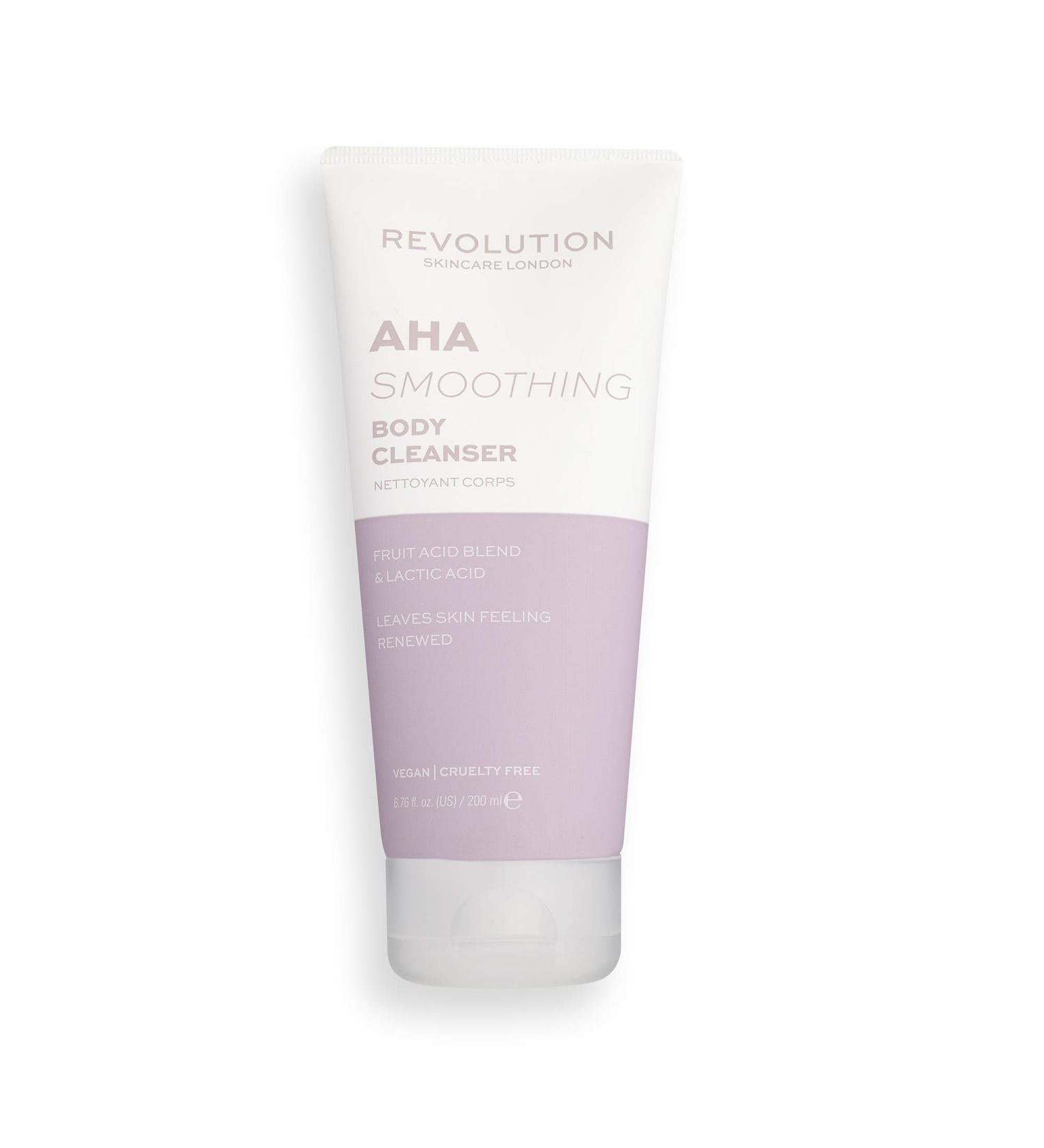 Revolution Beauty London Skincare AHA Skin Care (Smoothing) Cleaner 200 ml White