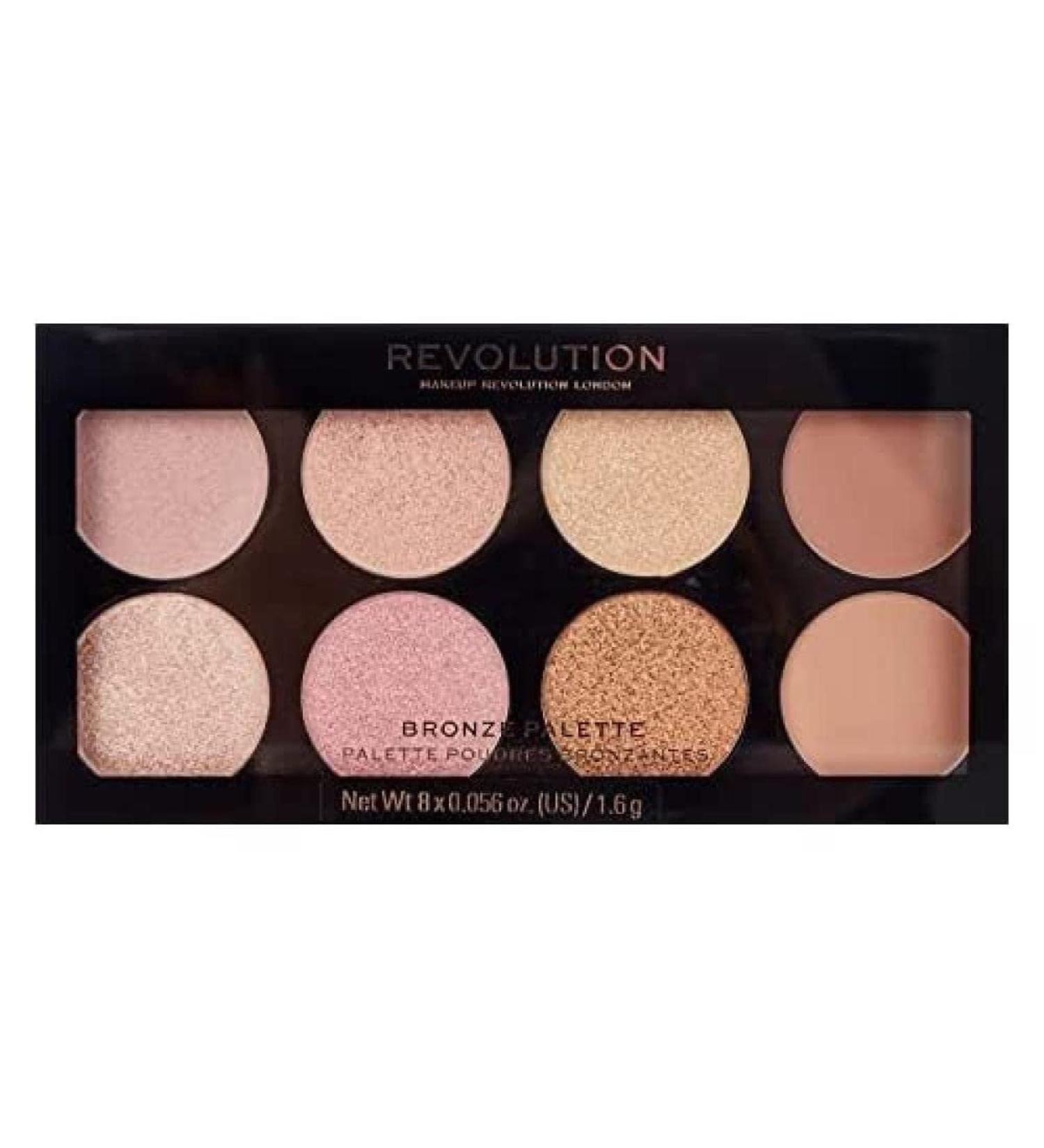 Makeup Revolution Ultra Blush Contour Palette - Golden Sugar | 8 Pigment-Rich Vegan Shades - Buy Online on GoSupps.com