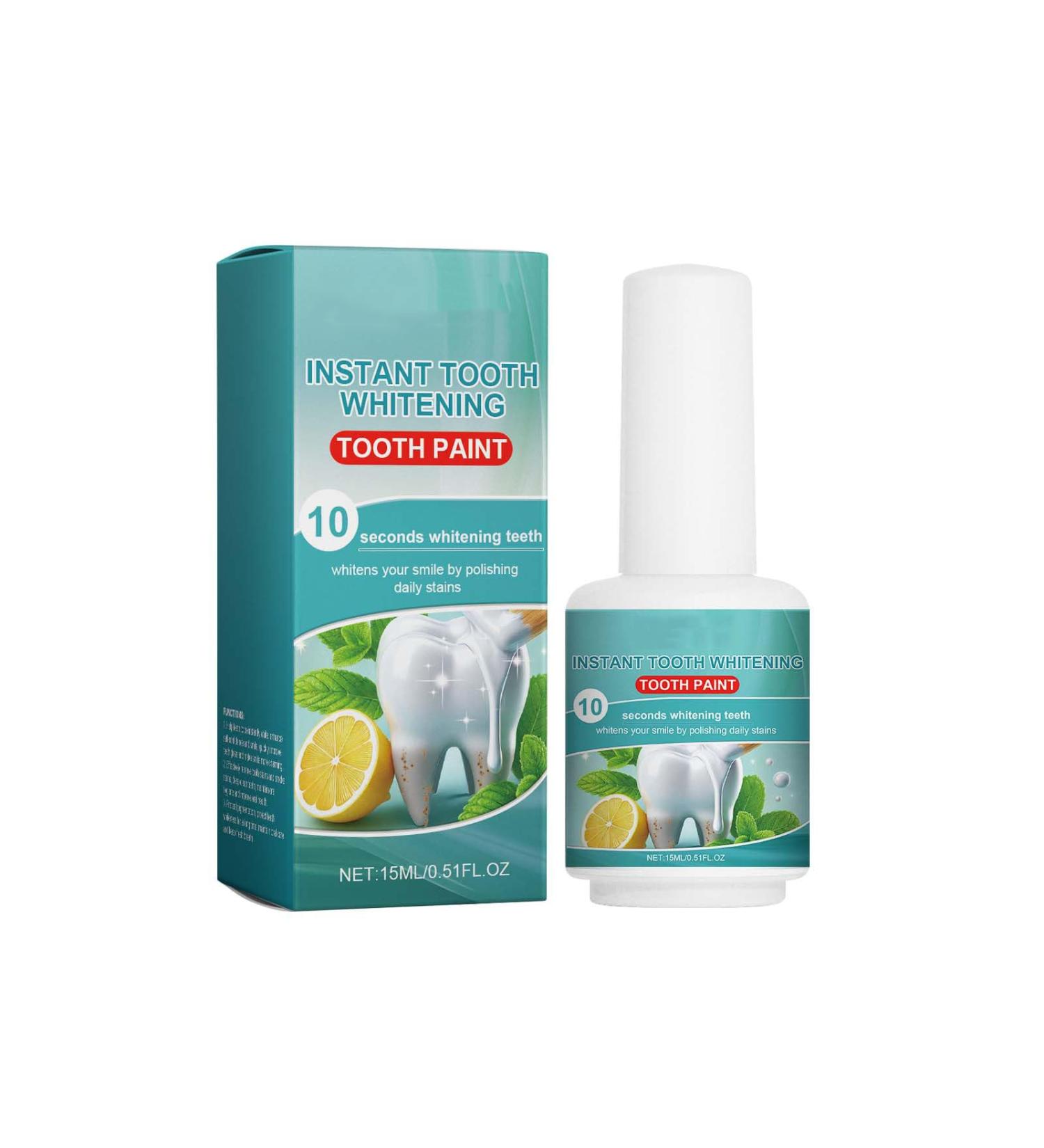 Peinture Dentaire Blanchiment Dentaire Peinture de Blanchiment des Dents Instantan e Gel de Blanchiments Efficace Vernis dents serr blanc pour les Dents Sensibles - Buy Online on GoSupps.com