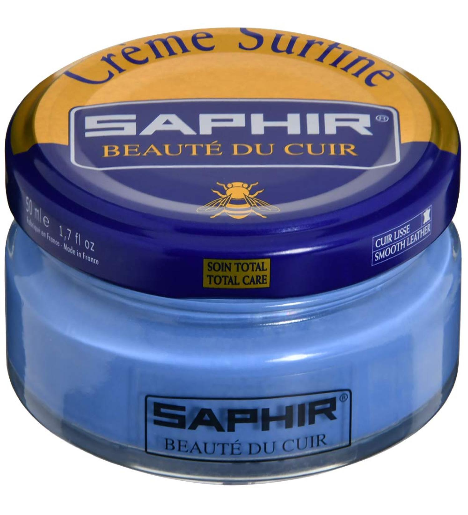 SAPHIR Cream Surfine Shoe Polish 50 ML (90) Jeans Blue