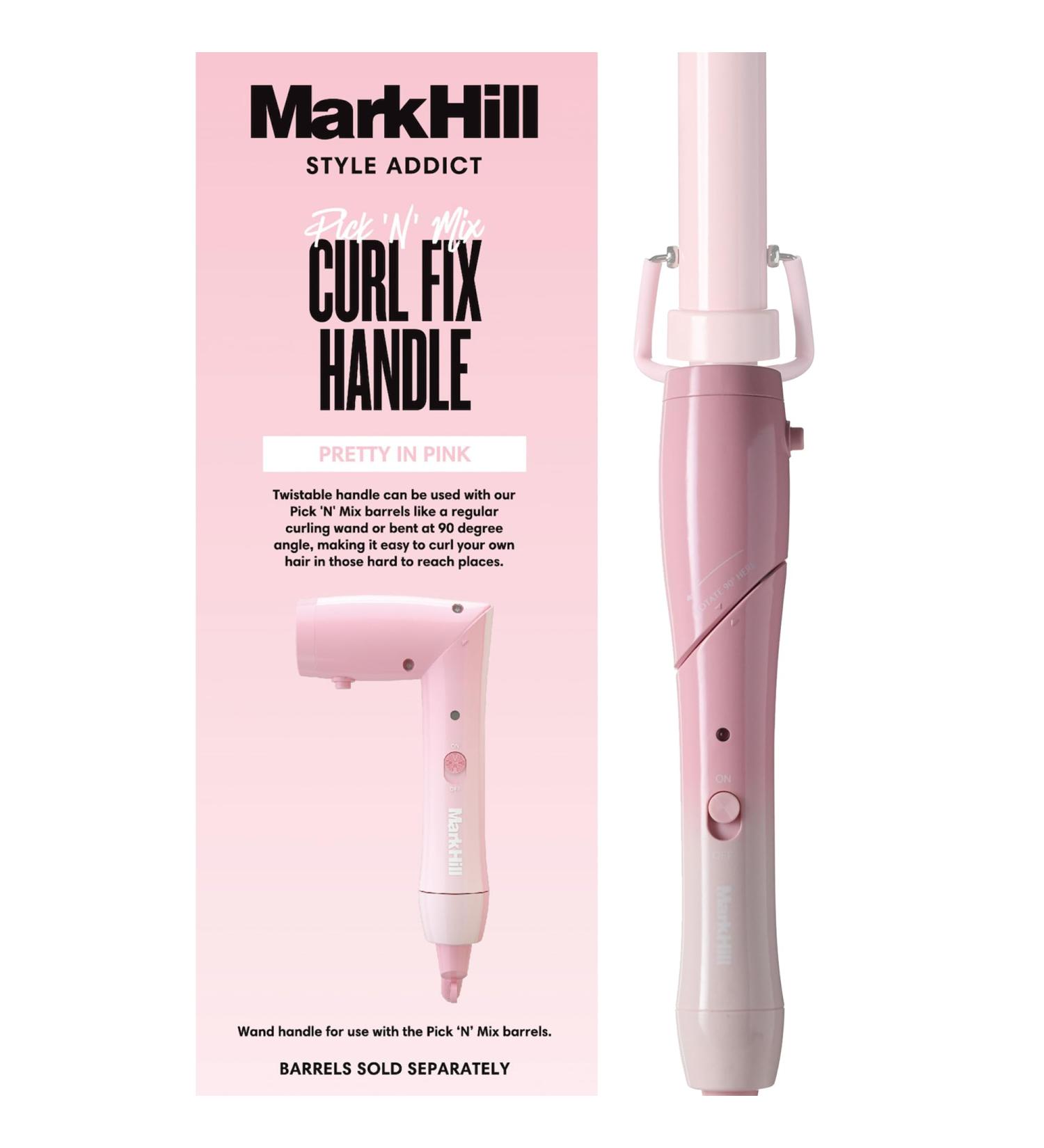 Mark Hill Pick 'N' Mix Curl Fix Handle - Pink, 90 Flexible Styling Handle, 3m Cable - Buy Online on GoSupps.com