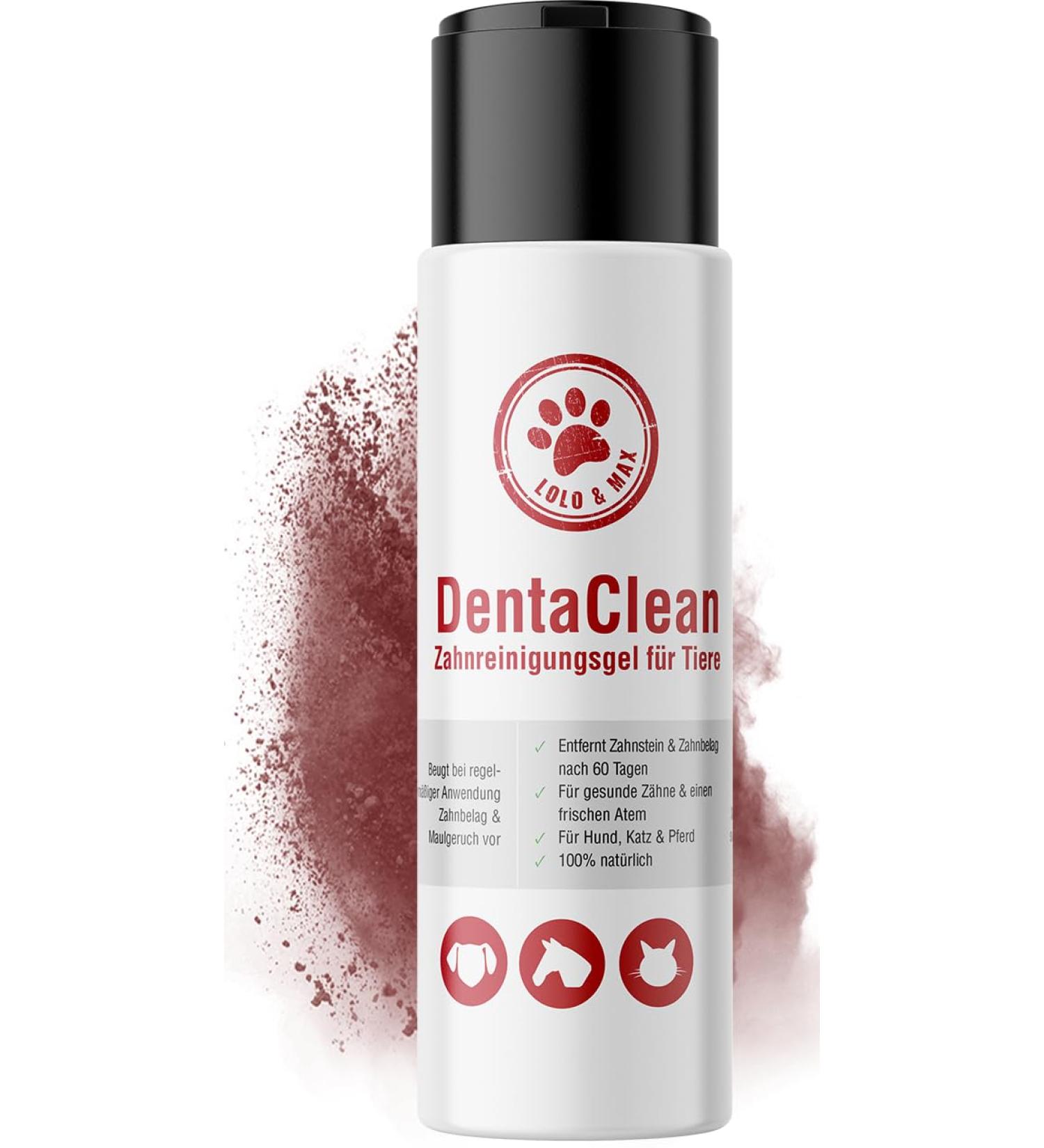 Lolo & Max Dentaclean Gel Classic | 100% Natural Tooth Cleaning Gel for Dogs & Cats | Tartar Control & Dental Care - Buy Online on GoSupps.com