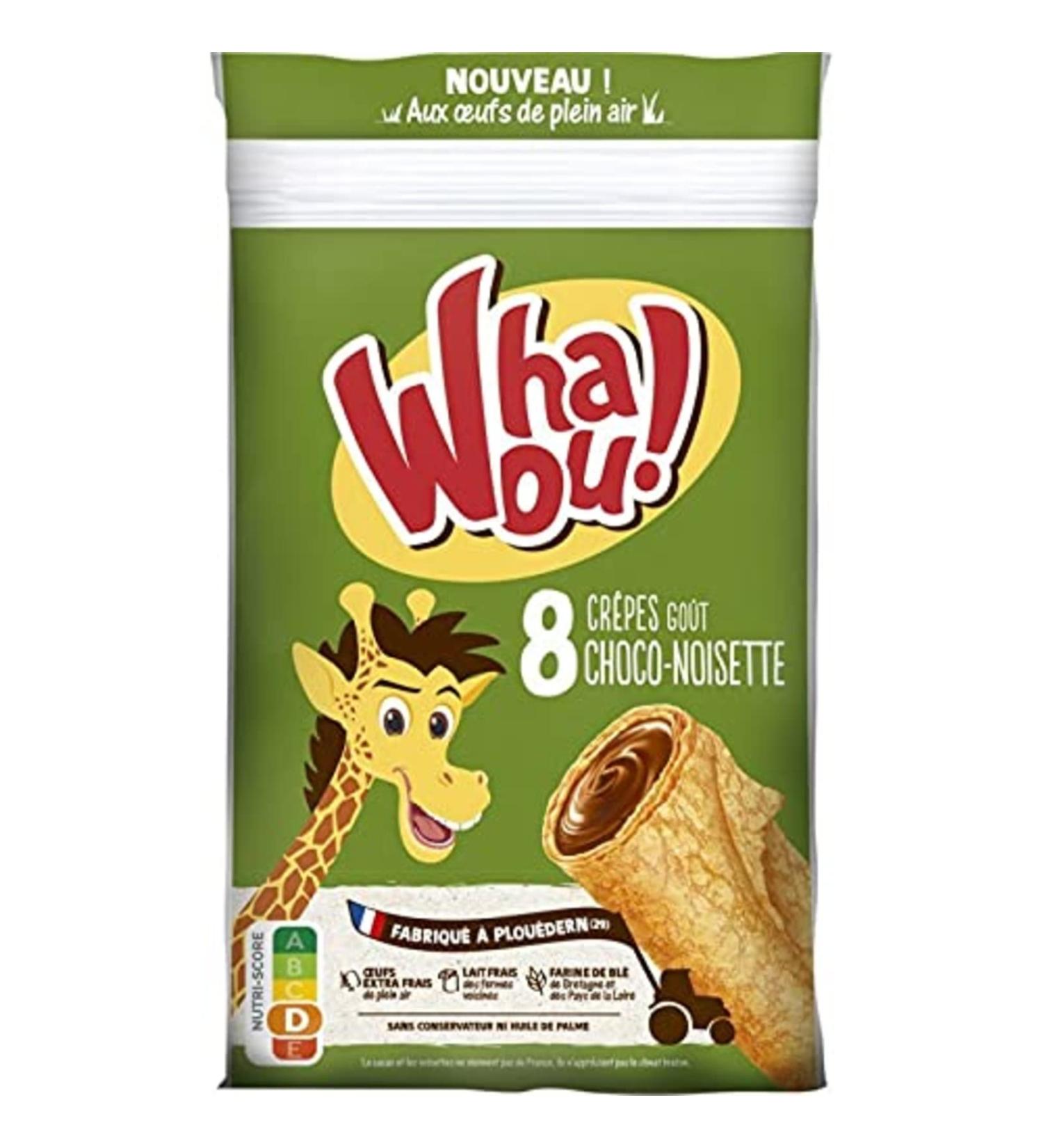 Whaou Wow! Chocolate-Hazelnut Crepes Kids' Snack 256g
