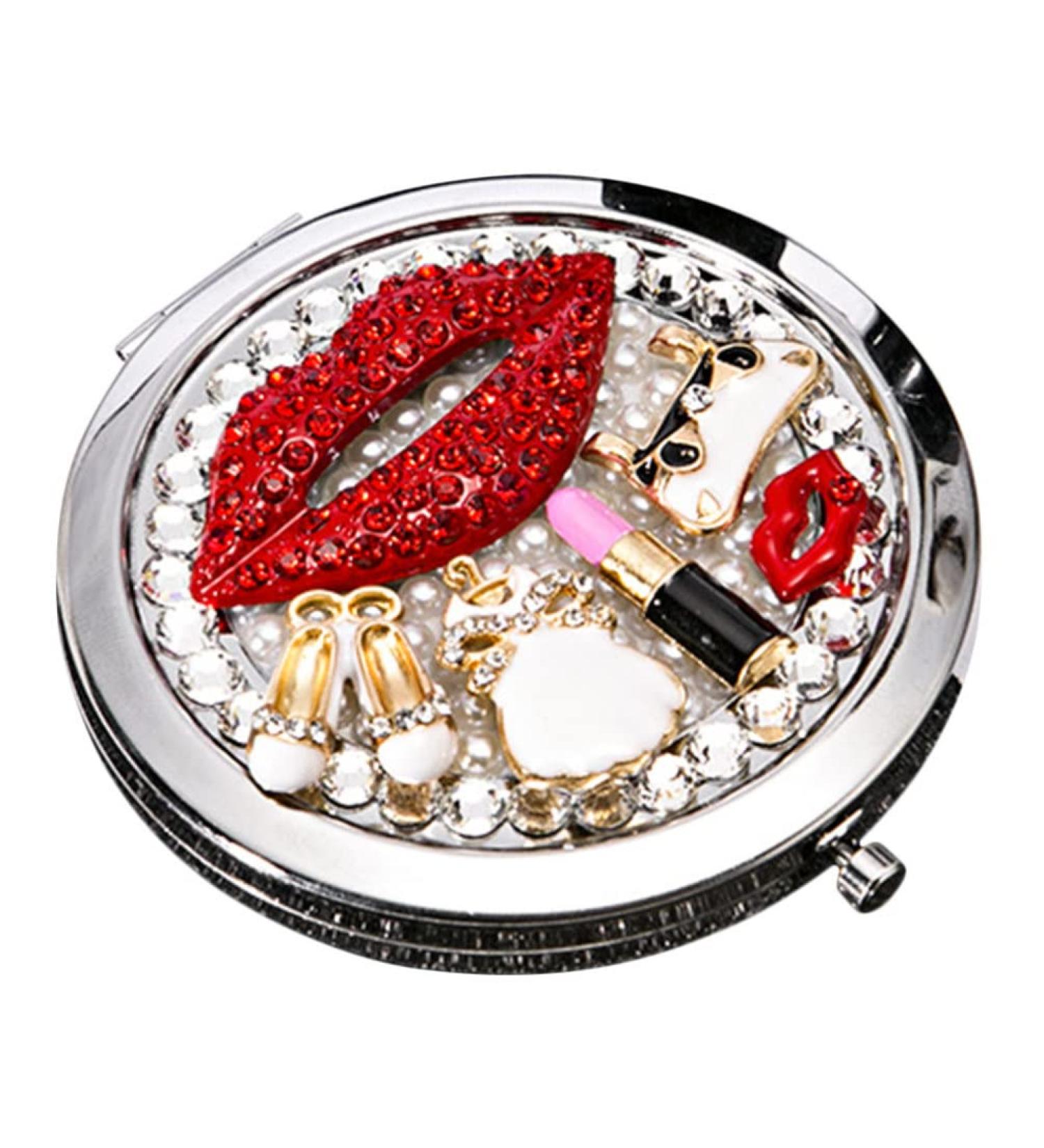 Beaupretty Travel Purse Mirror Compact - Double Sided Metal Round Mirror for Women - Buy Online on GoSupps.com