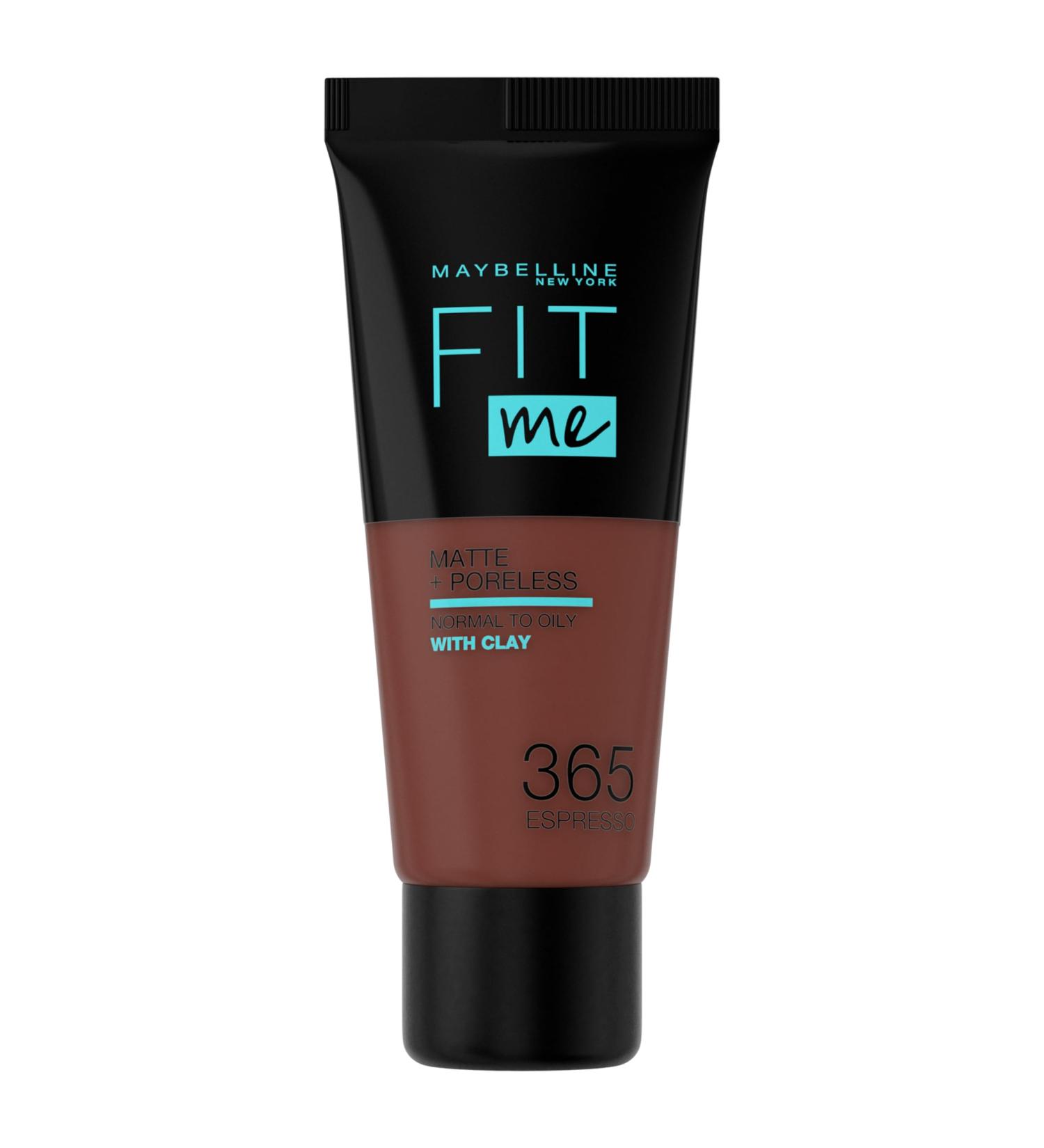 Maybelline Fit Me Matte & Poreless Foundation 365 Espresso 30ml - Pack of 1 - Buy Online on GoSupps.com