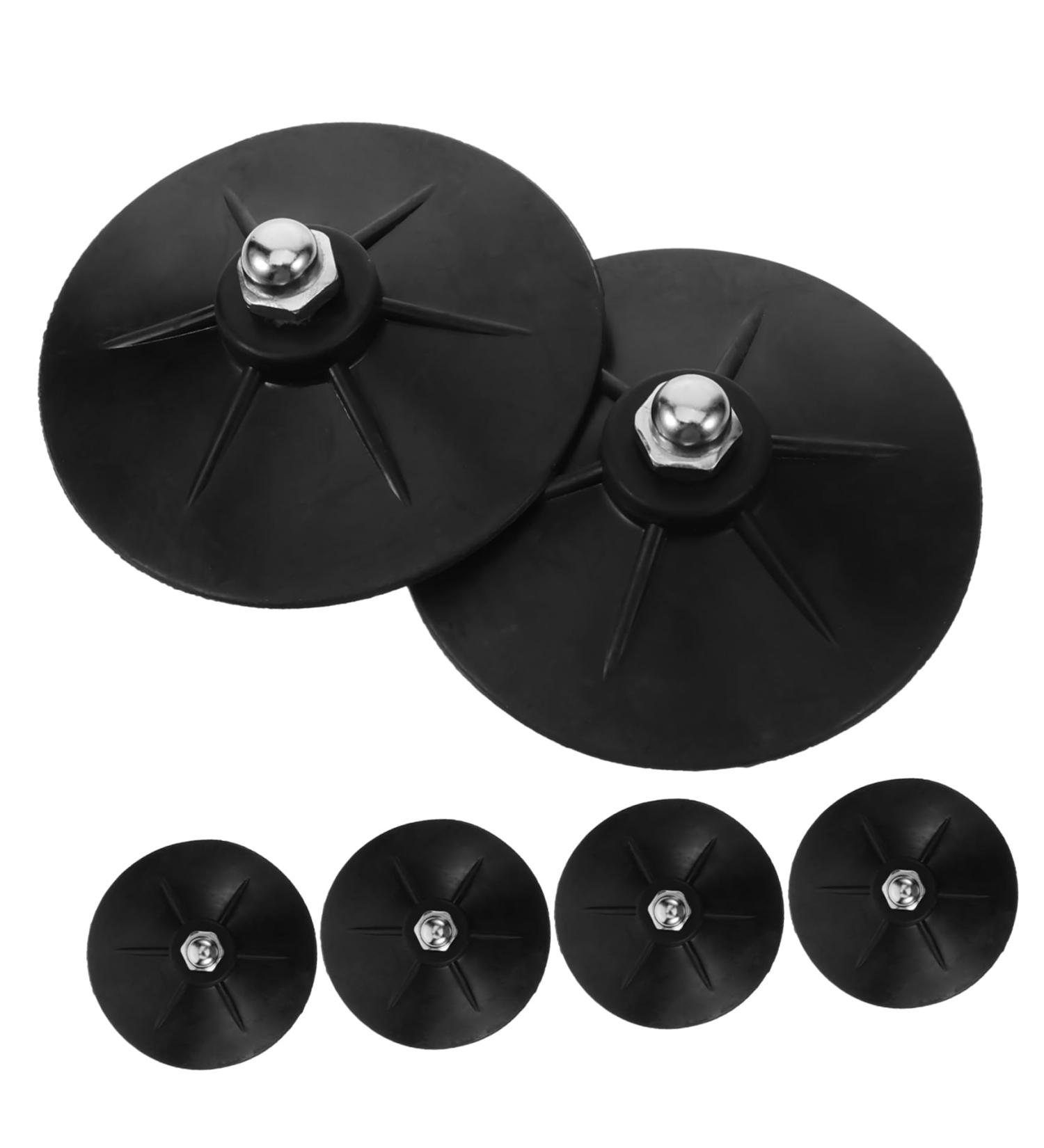 Inoomp 24 STK Sandsack Sucker - Rubber Boxing Bag Accessories & Safety Boxes for Sports | Oversized Suction Component 8x8x10cm - Durable Black - Buy Online on GoSupps.com